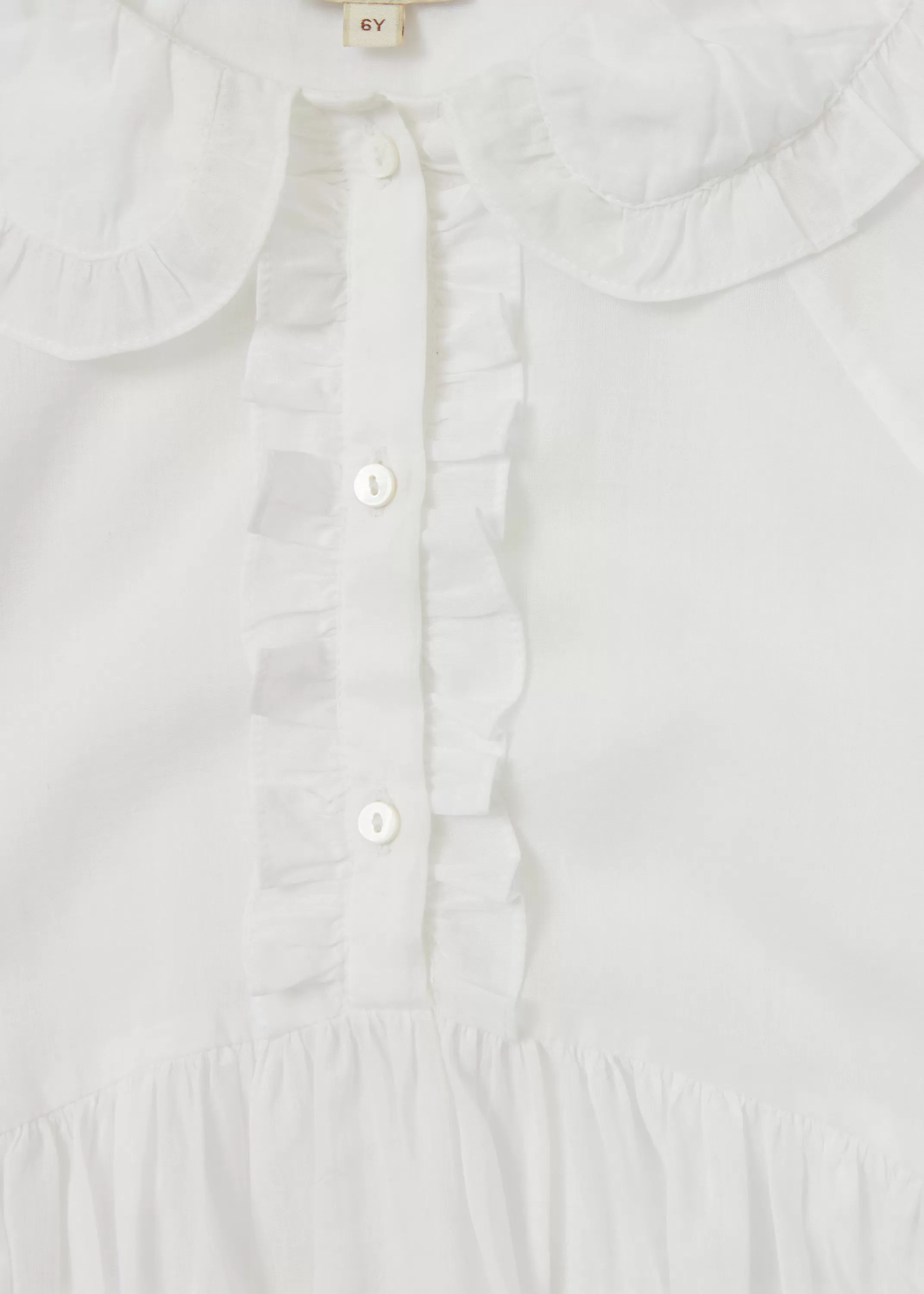 CARAMEL Abito Angelica - Bianco Candido con Ricami Delicati, Abito Elegante Primavera/Estate, Confezionato in Tessuto Leggero per Cerimonie e Eventi Speciali