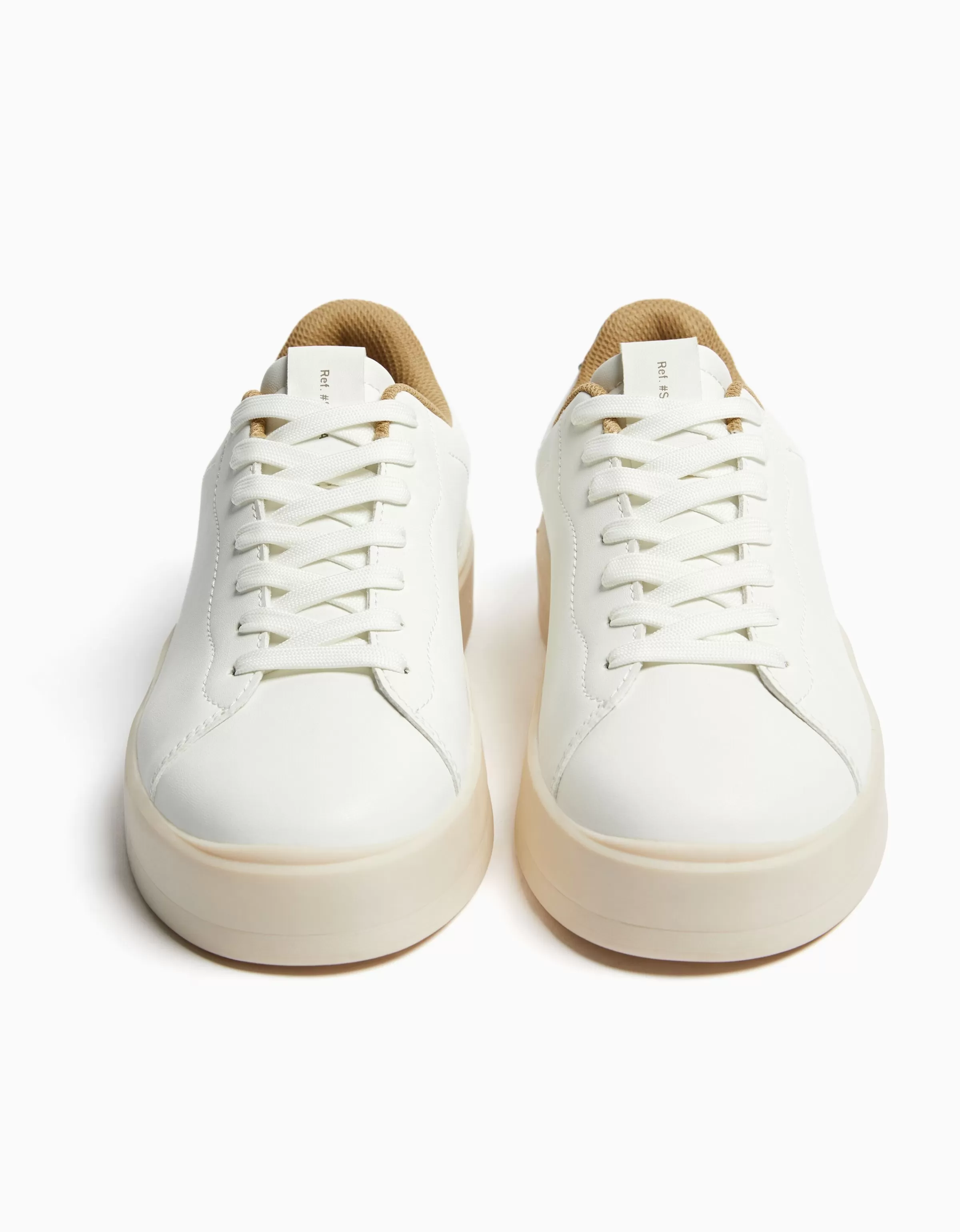 Sneakers Uomo in Tela Avorio con Design Retrò - Calzature Casual Iconiche #BERSHKAstyle

（：AI，。（es. 