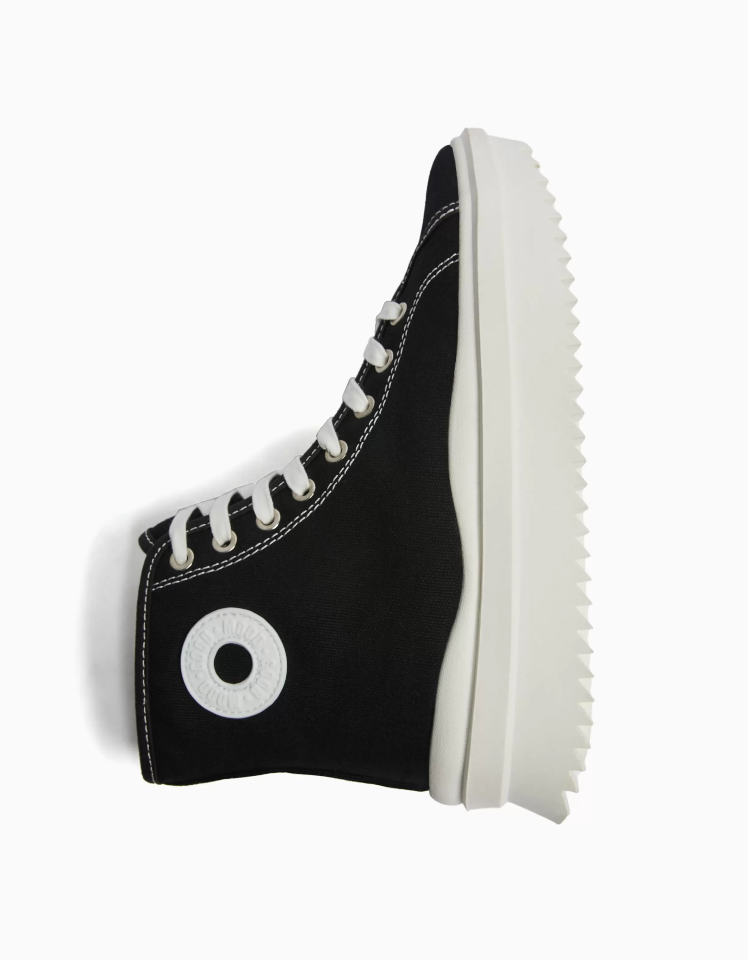 Stivaletti urbani BSK Teen con suola rialzata - Nero intenso | Bershka
