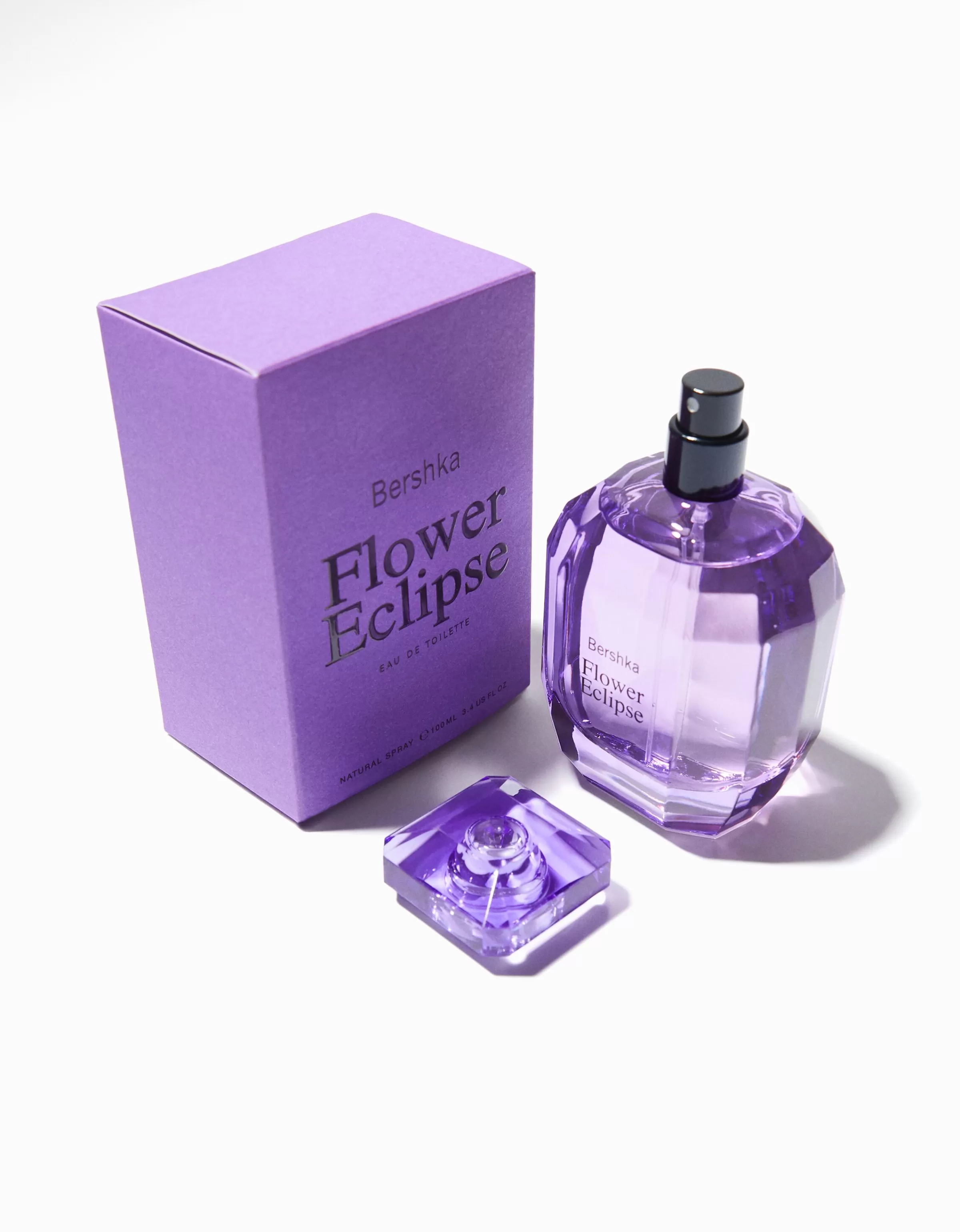 BERSHKA Acqua di Toilette Floreale Eclissi - Profumo Femminile con Note di Viola, Flacone da 100 ml