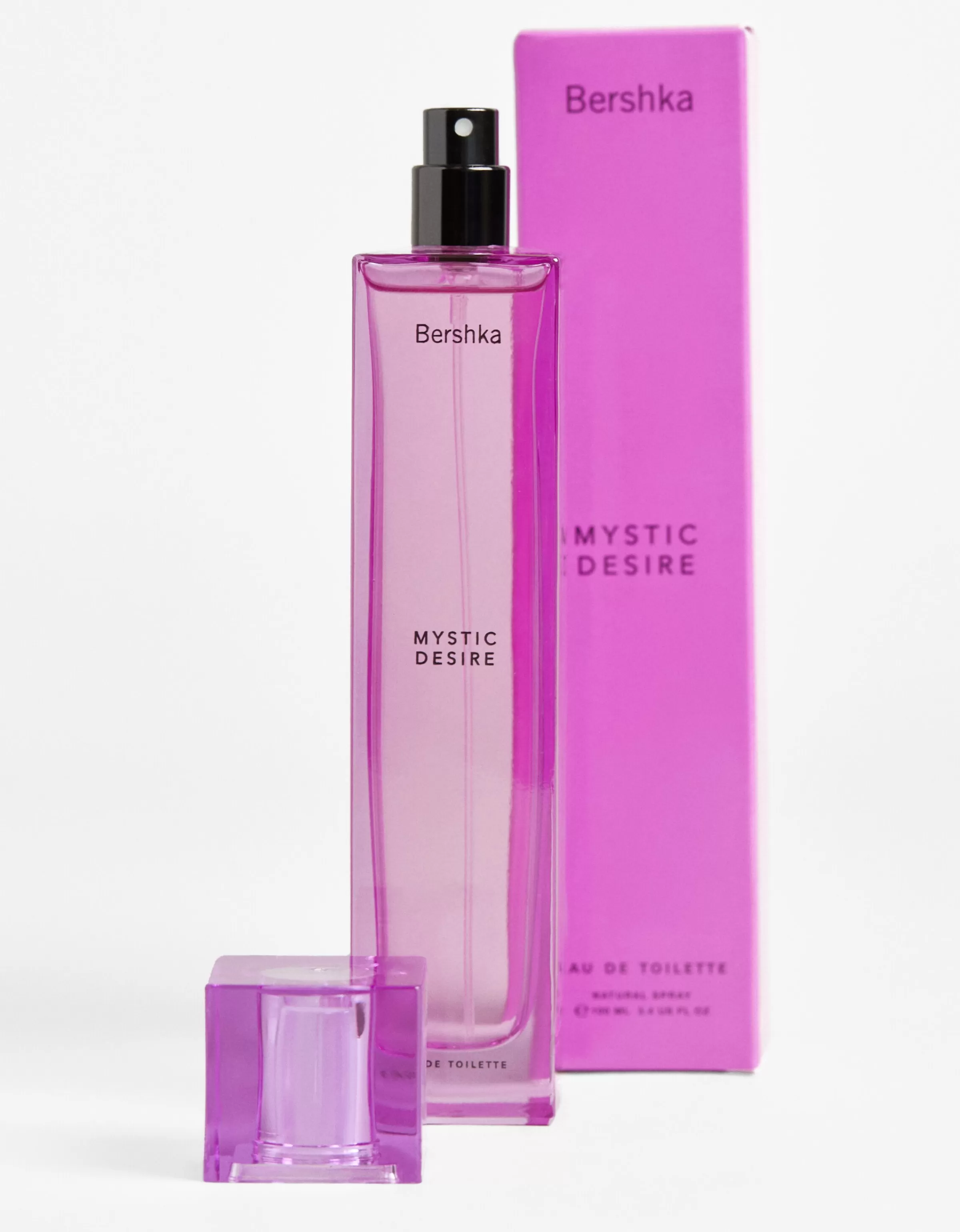 BERSHKA Profumo Desiderio Mistico - Acqua di Toilette con Note di Violetta, Flacone da 100ml per un'Aura Seducente