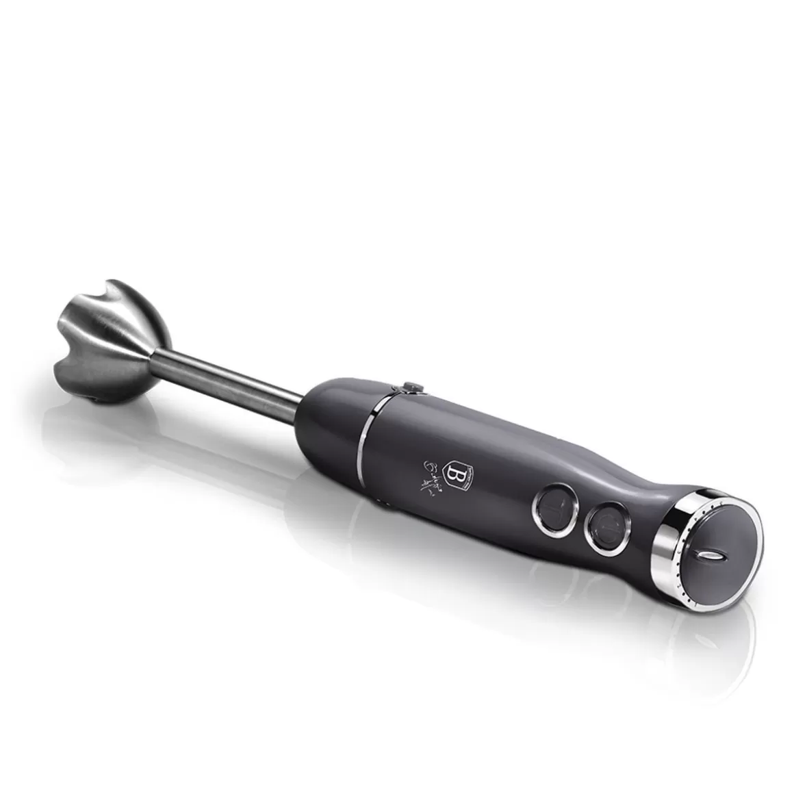 Frullatore Manuale CarbonPro 500W di BERLINGER HAUS - Motore Potente con Lama Professionale, Design Ergonomico e Funzionamento Silenzioso per Preparazioni Perfette