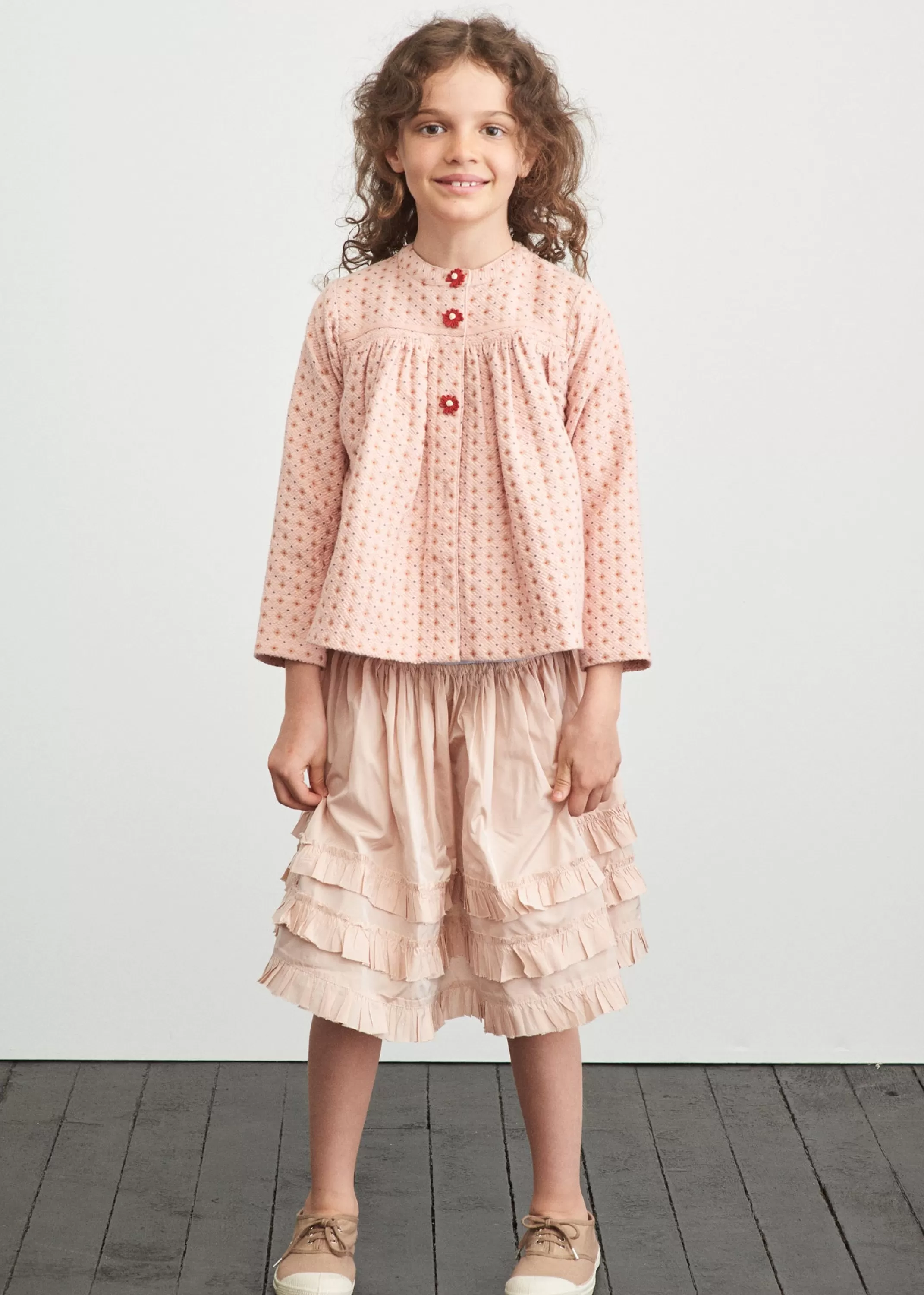 Abito Elegante Briza CARAMEL in Gonna Party - Sfumatura Rosa Chiaro, Perfetto per Feste e Serate Speciali