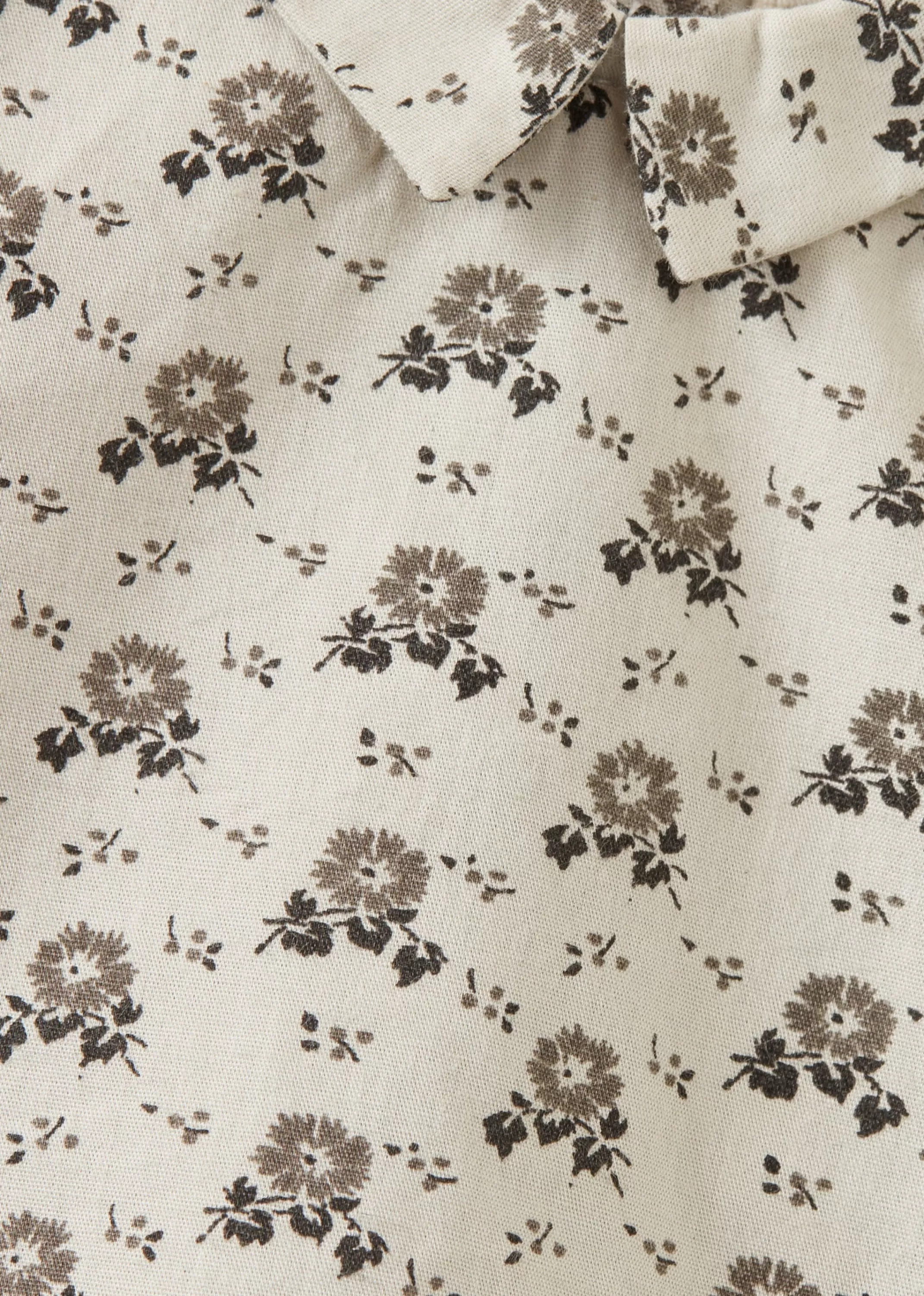 Magliettina Delicata in Toni Carota - Stampa Fiori e Pois per Neonati by Caramel
