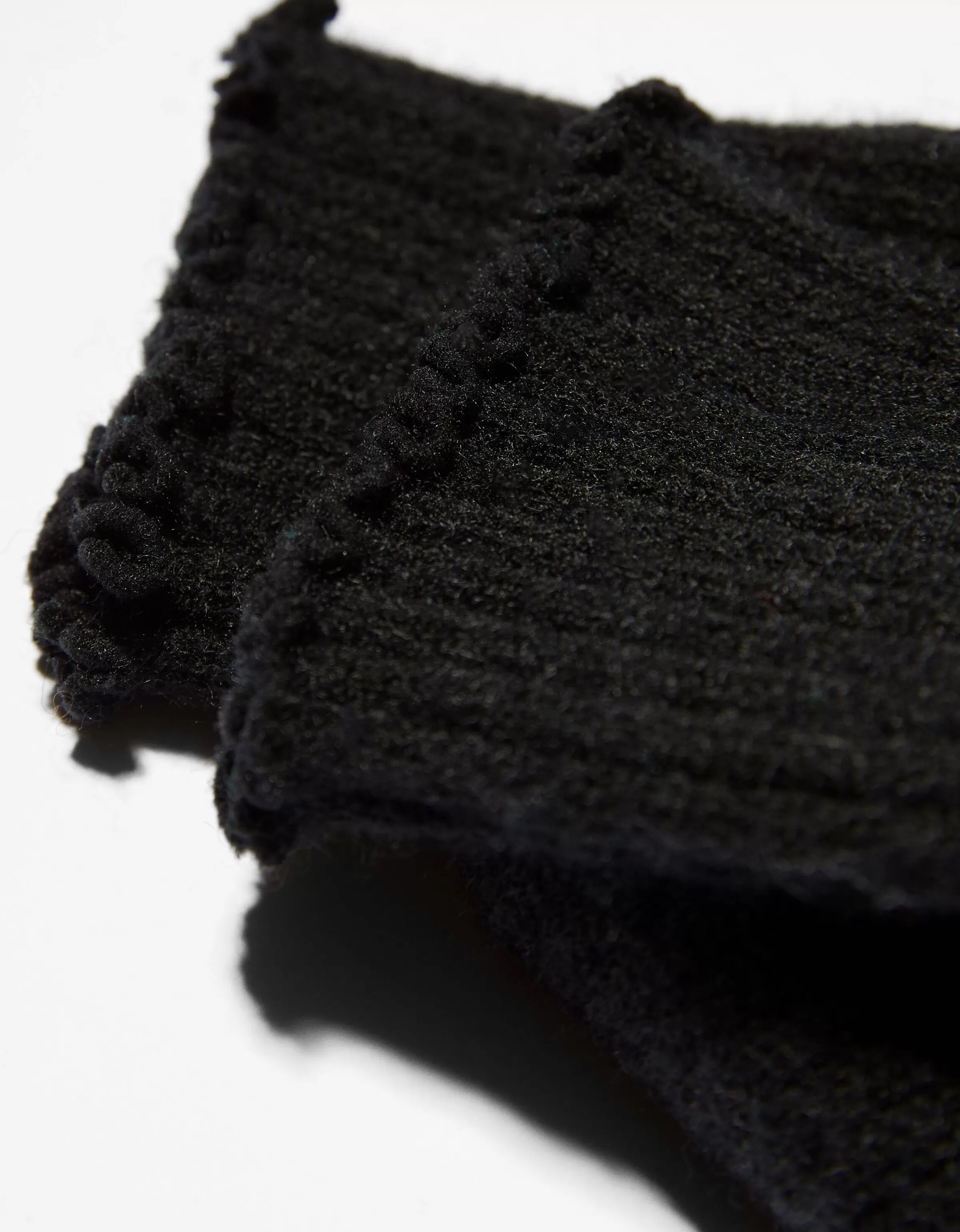 Calze BERSHKA con tecnologia scaldapiedi in maglia termica - Nero opaco