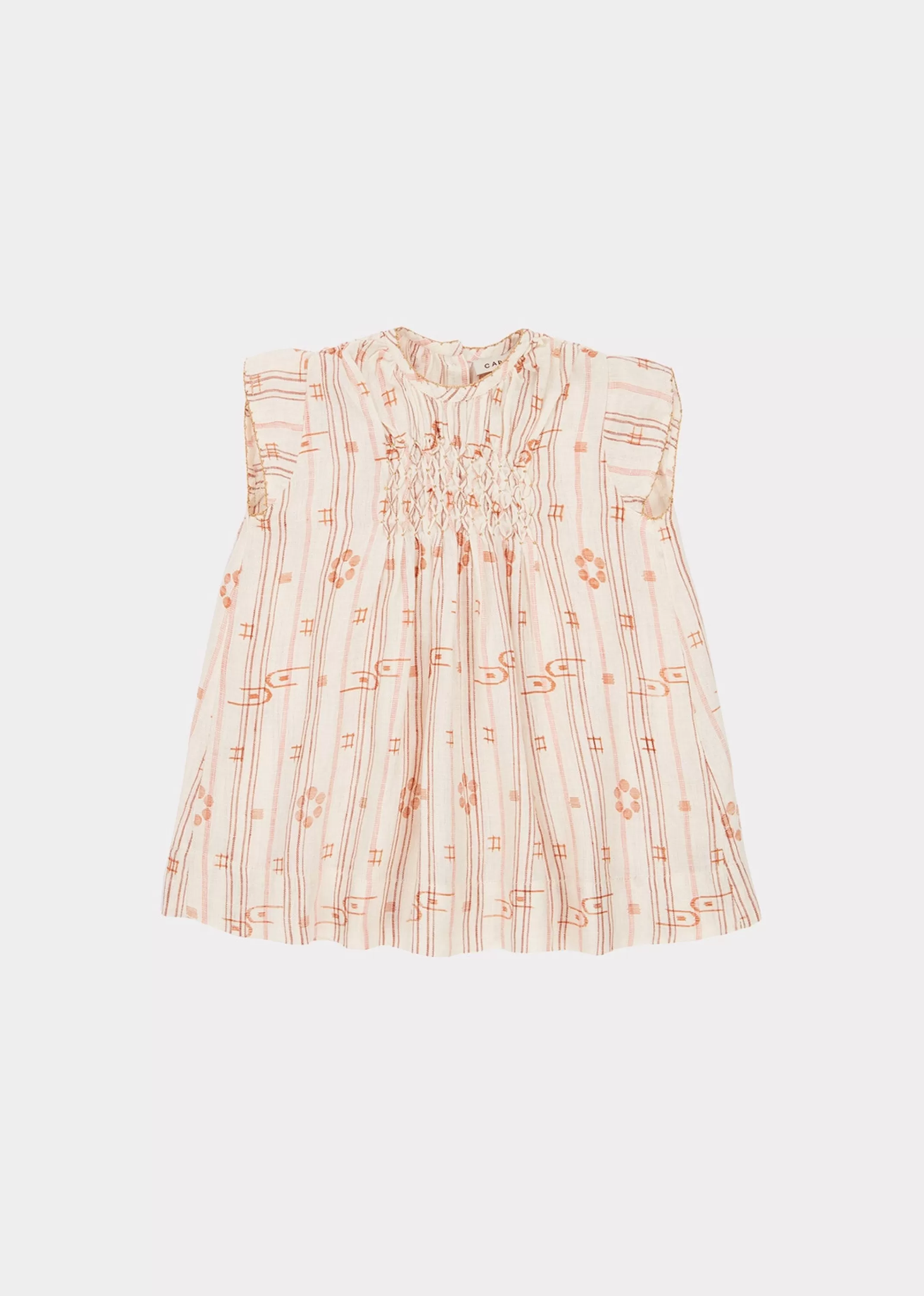 Abito neonato Clapham CARAMEL - Tinta Rosa Sabbia per piccole principesse