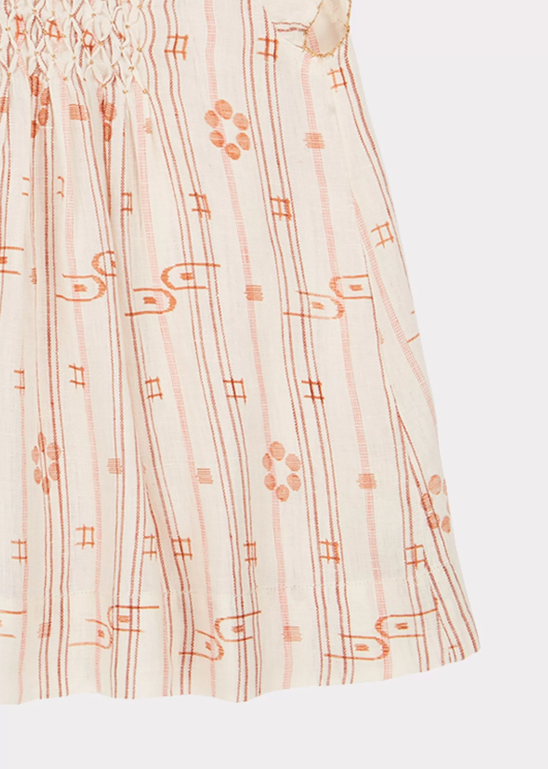 Abito neonato Clapham CARAMEL - Tinta Rosa Sabbia per piccole principesse