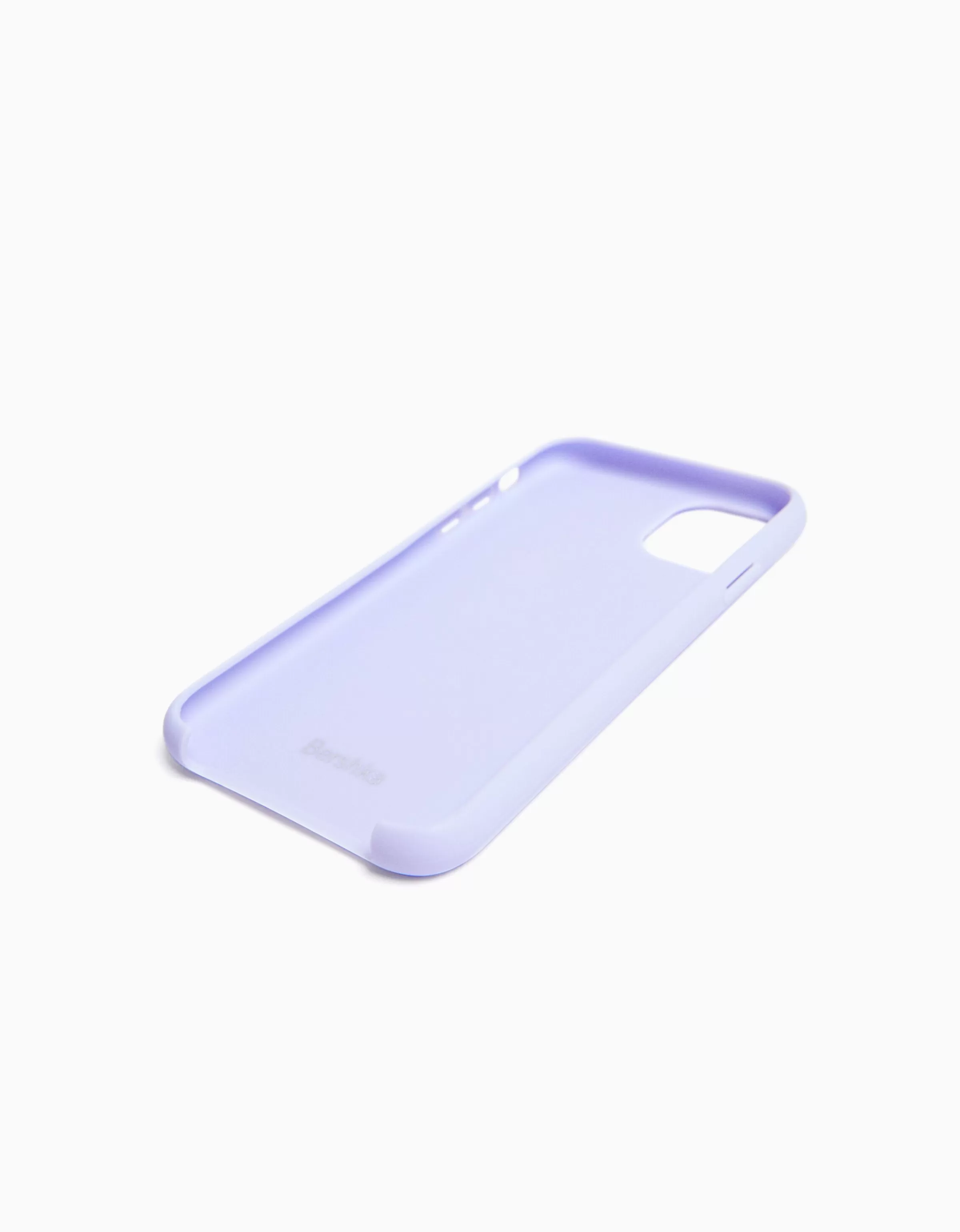 BERSHKA Cover Protettiva per iPhone con Design Stilistica - Tonalità Vivace di Fucsia