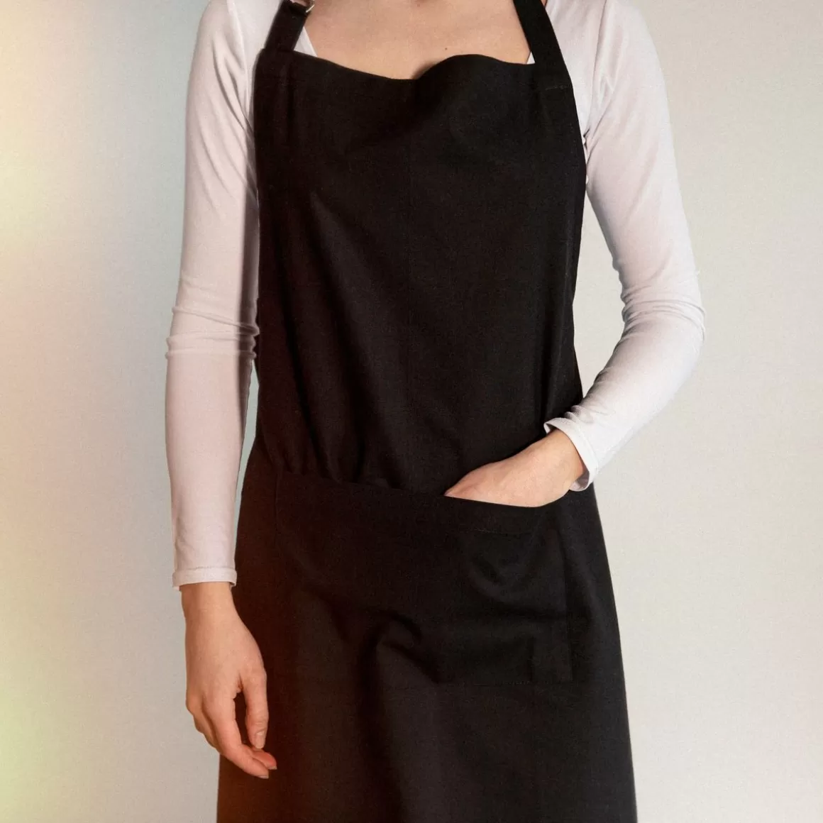 Grembiule da Cucina Professionale HOMLA - Nero Elegante, 60x80 cm, Ideale per Chef e Appassionati di Gastronomia