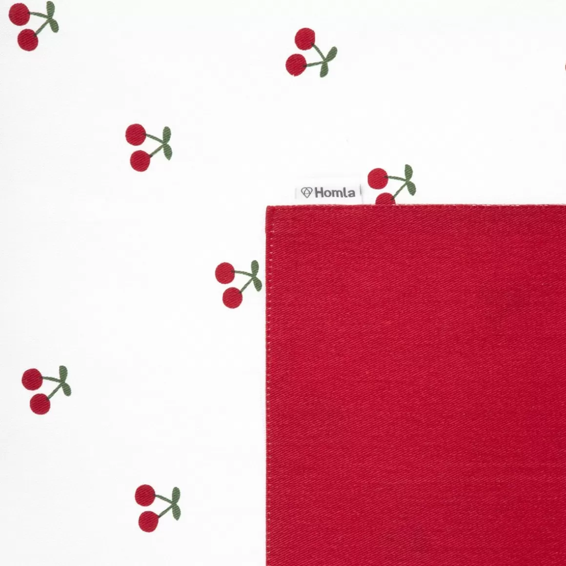 Grembiule Cucina Cherrine con Fantasia Ciliegie HOMLA - 60x80 cm Pratico e Decorativo