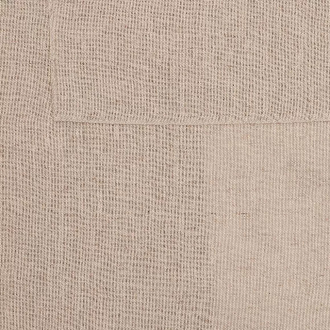Grembiule da Cucina HOMLA con Rifiniture in Lino - Design Ergonomico Crossback Taglia 90x100 cm, Tinta Sabbia Chiaro per Un Look Naturale