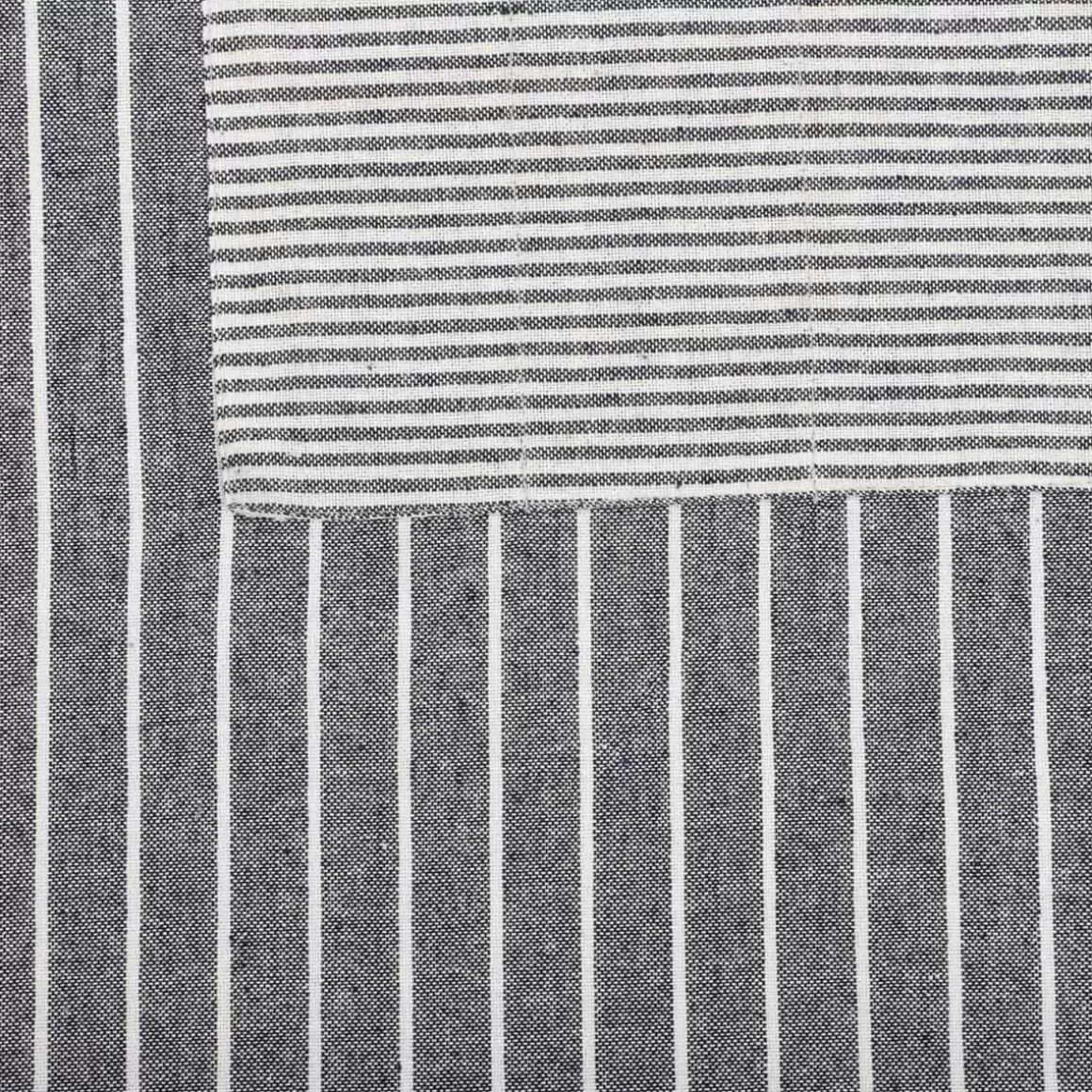 HOMLA Tovaglia Elegante in Cotone Blu Righe, Design Moderno per Cucina, Misura 60x80 cm - Linea Faruch Makely