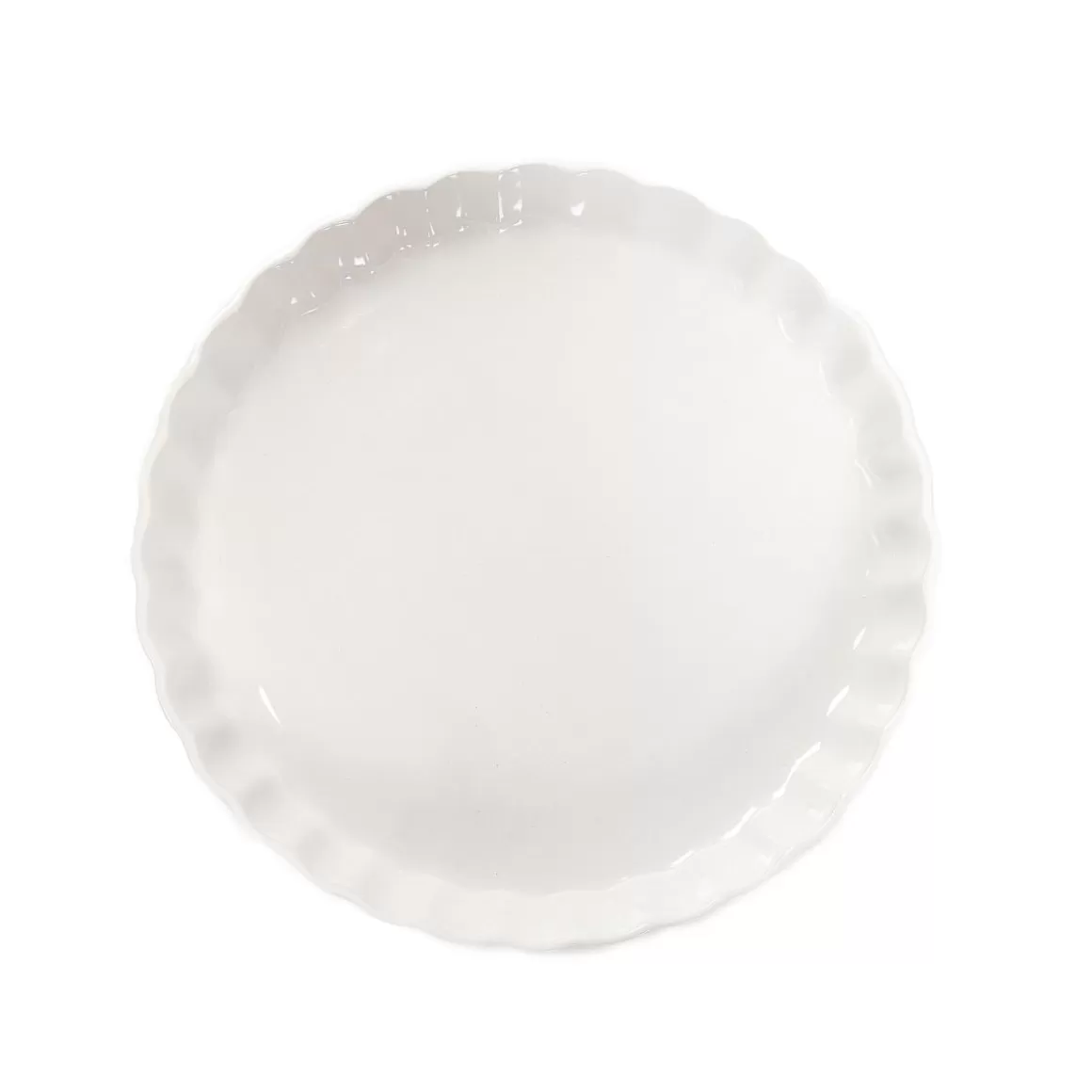 HOMLA Teglia Professionale Tineo per Dolci - Stampo Antiaderente in Ceramica Bianca 27 cm con Rivestimento per Cottura Uniforme
