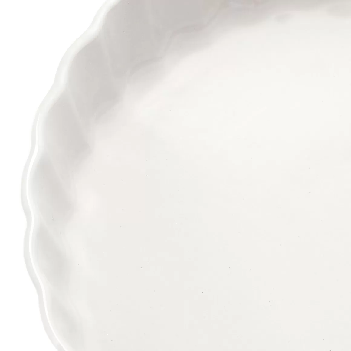 HOMLA Teglia Professionale Tineo per Dolci - Stampo Antiaderente in Ceramica Bianca 27 cm con Rivestimento per Cottura Uniforme