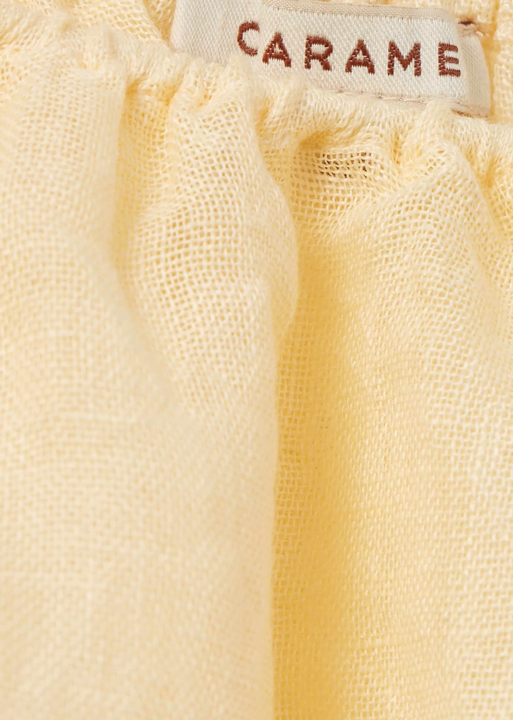 Abitino Neonato Ginger in Tinta Miele - Abito Confortevole Primavera/Este con Ricami Caramello