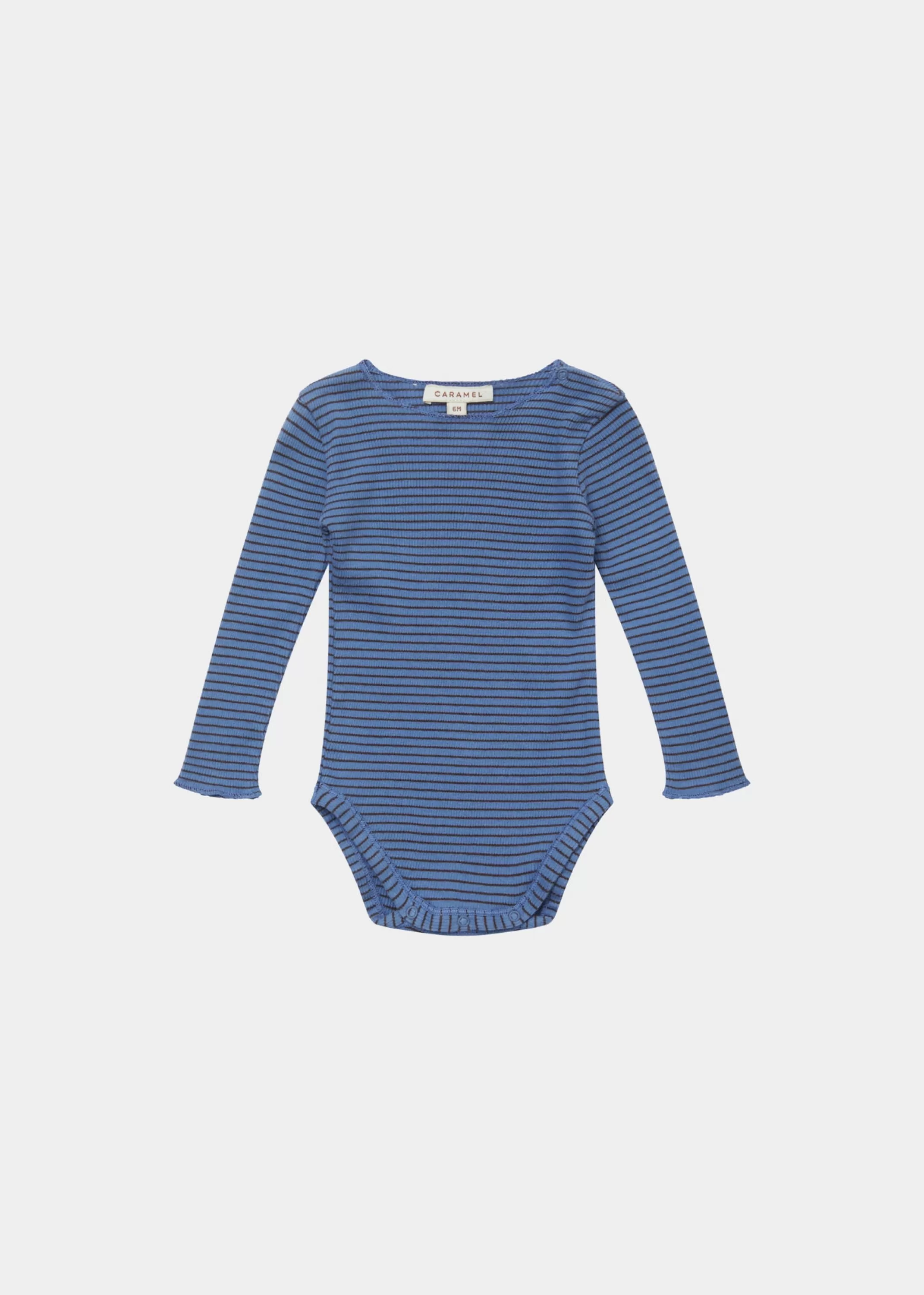 Tuta Neonato Hanau in Tinta Celeste - Completo Primavera per Bebè CARAMEL, Design Morbido e Confortevole