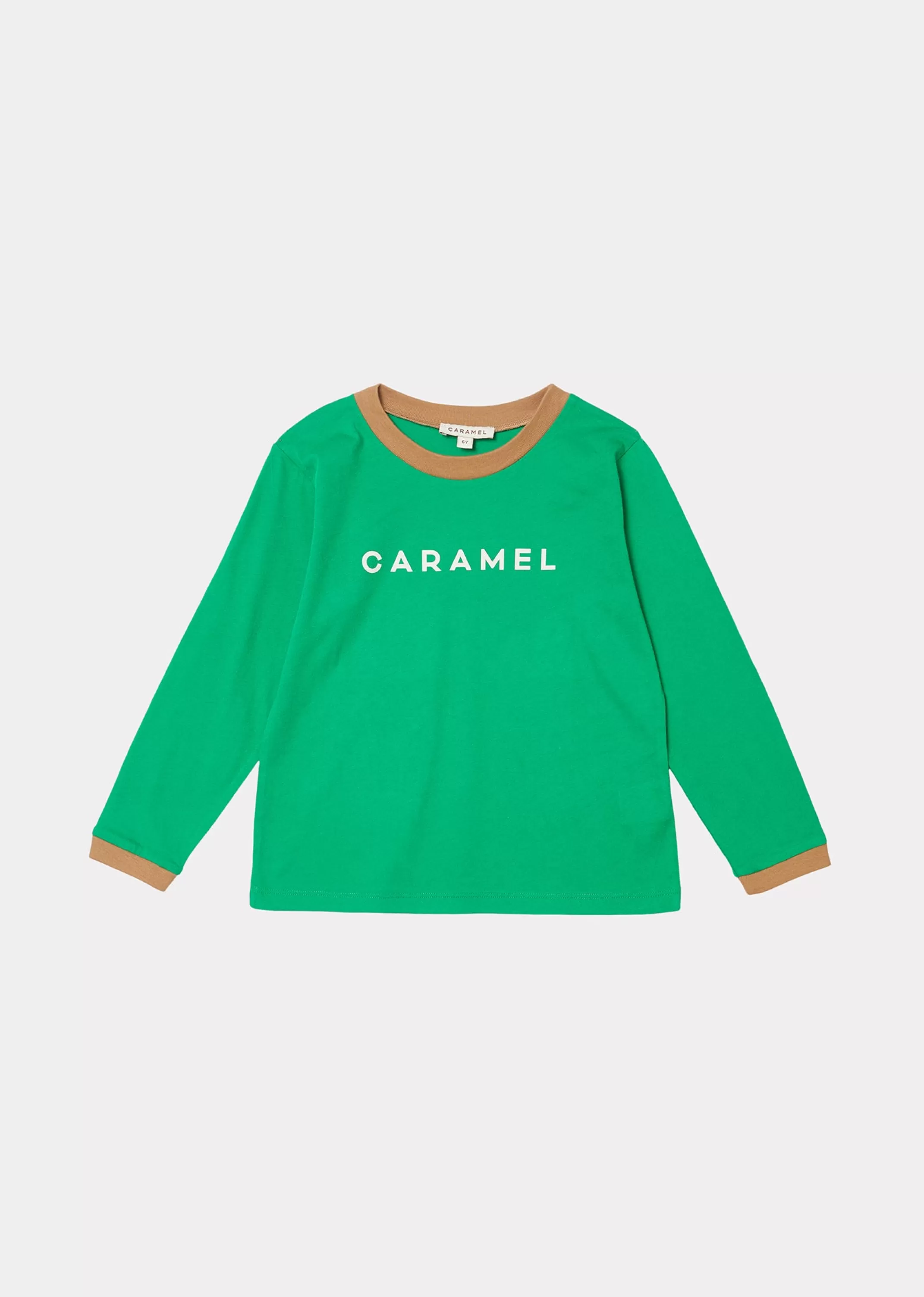 Maglietta Joella di CARAMEL - Verde Smeraldo Intenso, Top Donna con Stile Casual, T-Shirt Comoda e alla Moda in Cotone