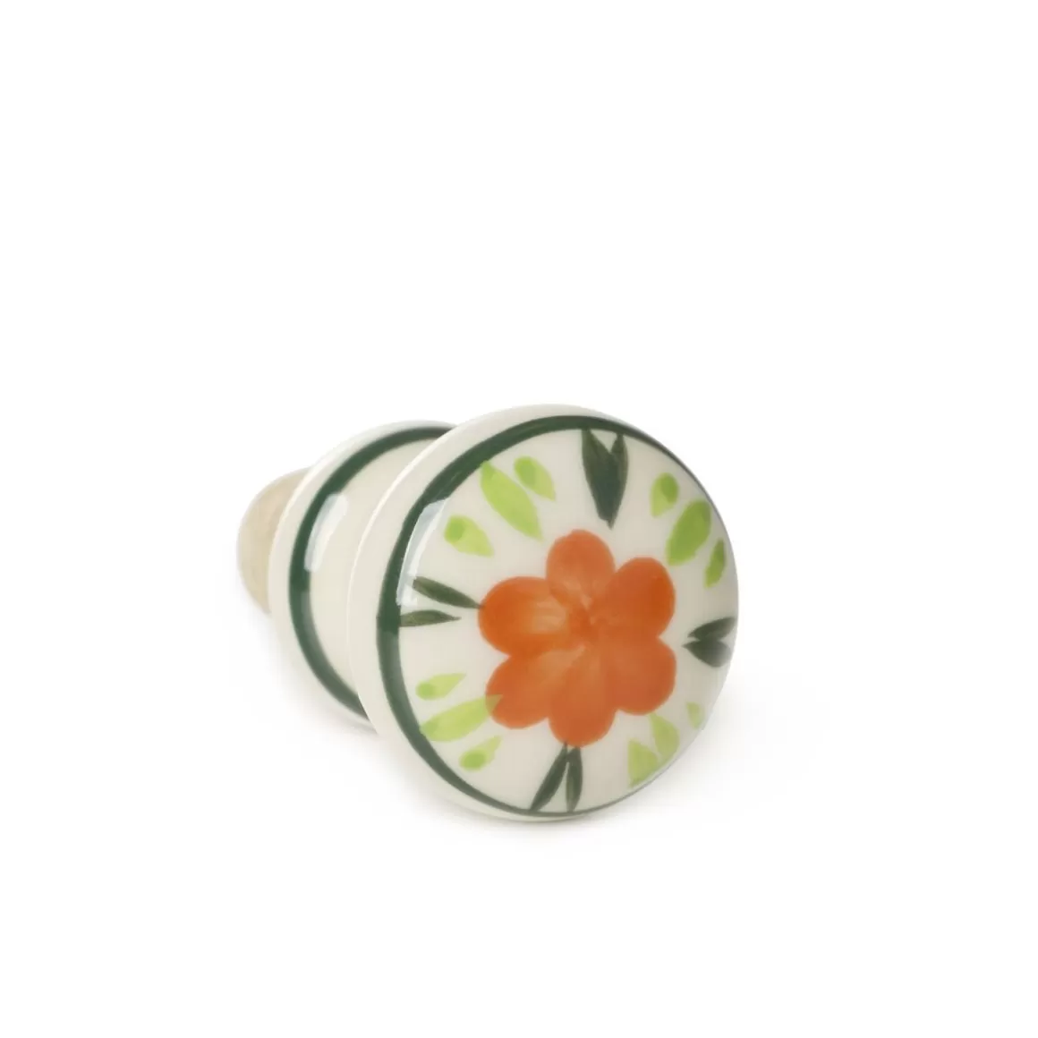 Tappo Elegante in Sughero per Vino Rene HOMLA con Dettaglio Floreale 6x4 cm
