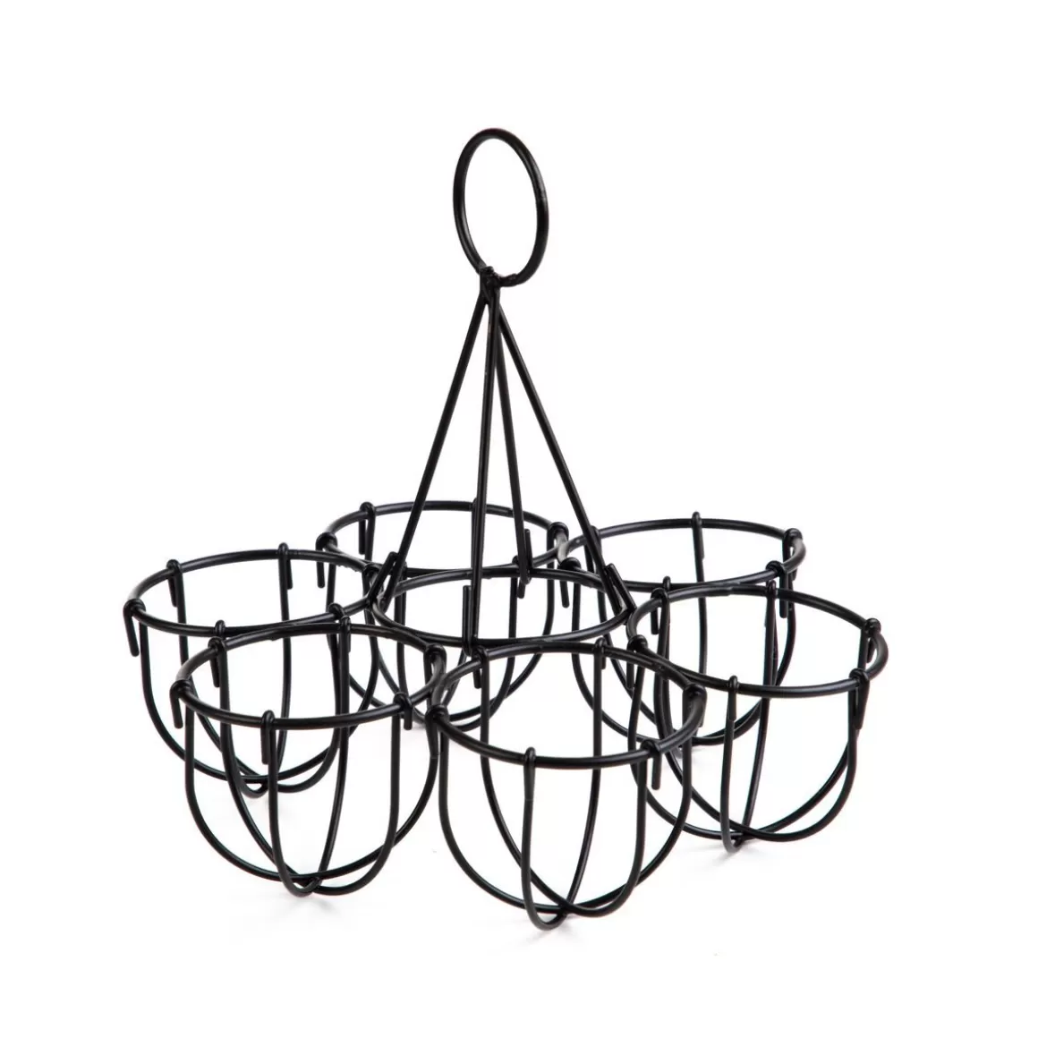 Cestino Portauova HOMLA con Maniglia Pratica - Design Compatto 18x19 cm per Organizzazione Frigorifero e Dispensa