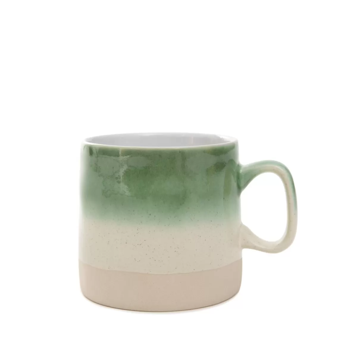 Tazza HOMLA Sanko stile moderno, bicchiere da caffè verde e bianco con capacità 300 ml - Design elegante per bevande calde e fredde