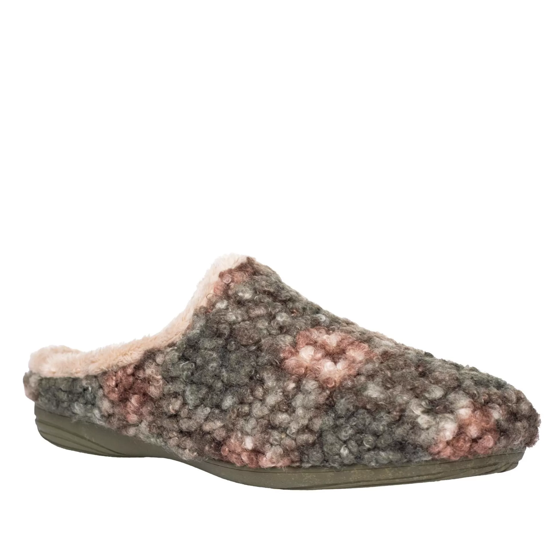 Calzature Invernali Ron White - Pantofole Morbide Donna con Motivo Giglio, Design Avvolgente per Massimo Comfort Domestico