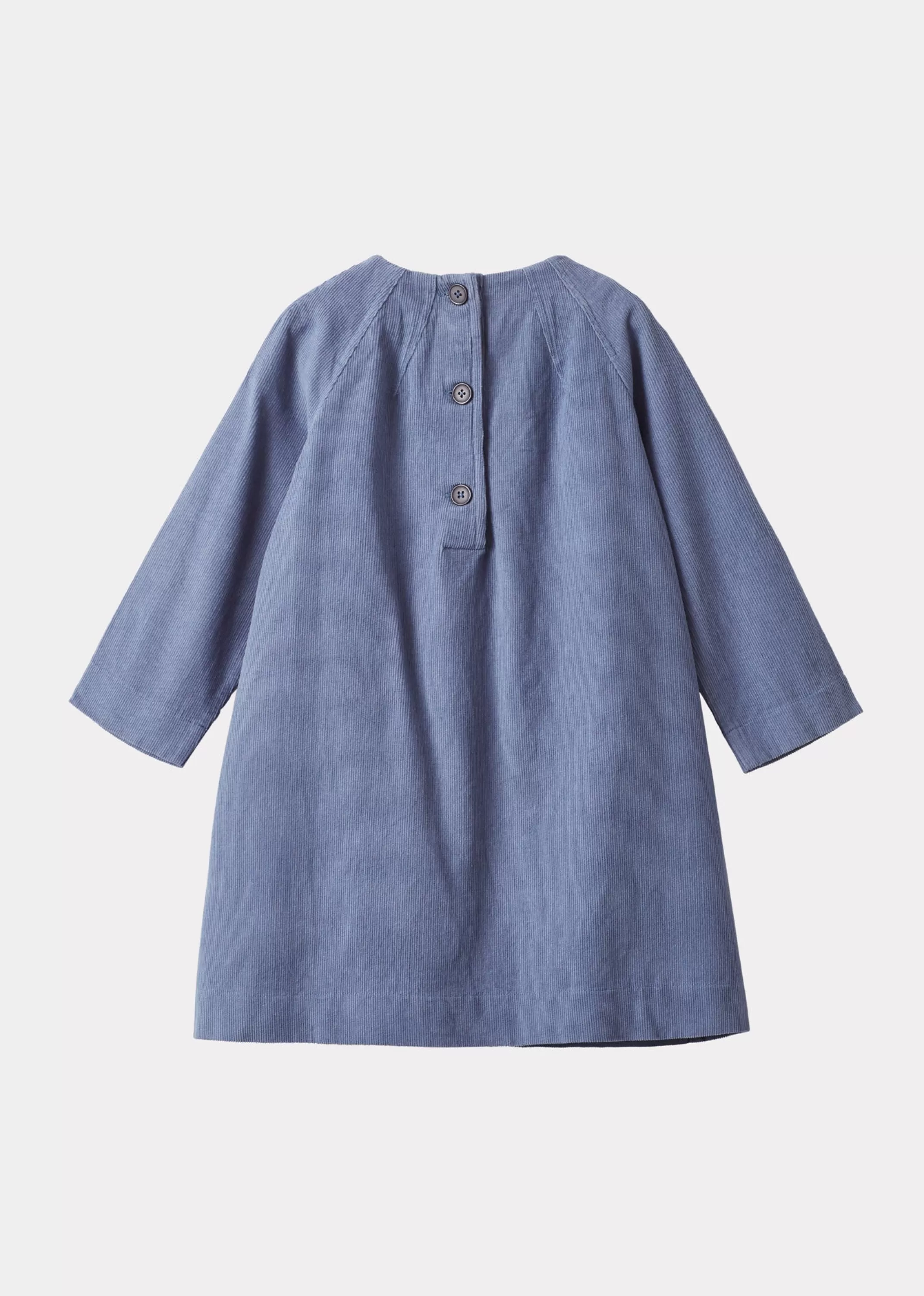 Caramello - Malika: Vestito Elegante per Bambine in Tonalità Azzurro Pastello