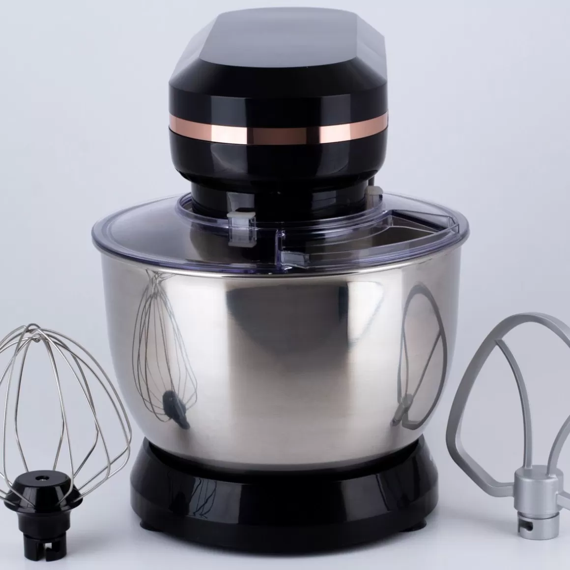 Frullatore Planetario BERLINGER HAUS 1000W - Design Elegante in Nero/Rosa Monaco per Preparazioni Professionali