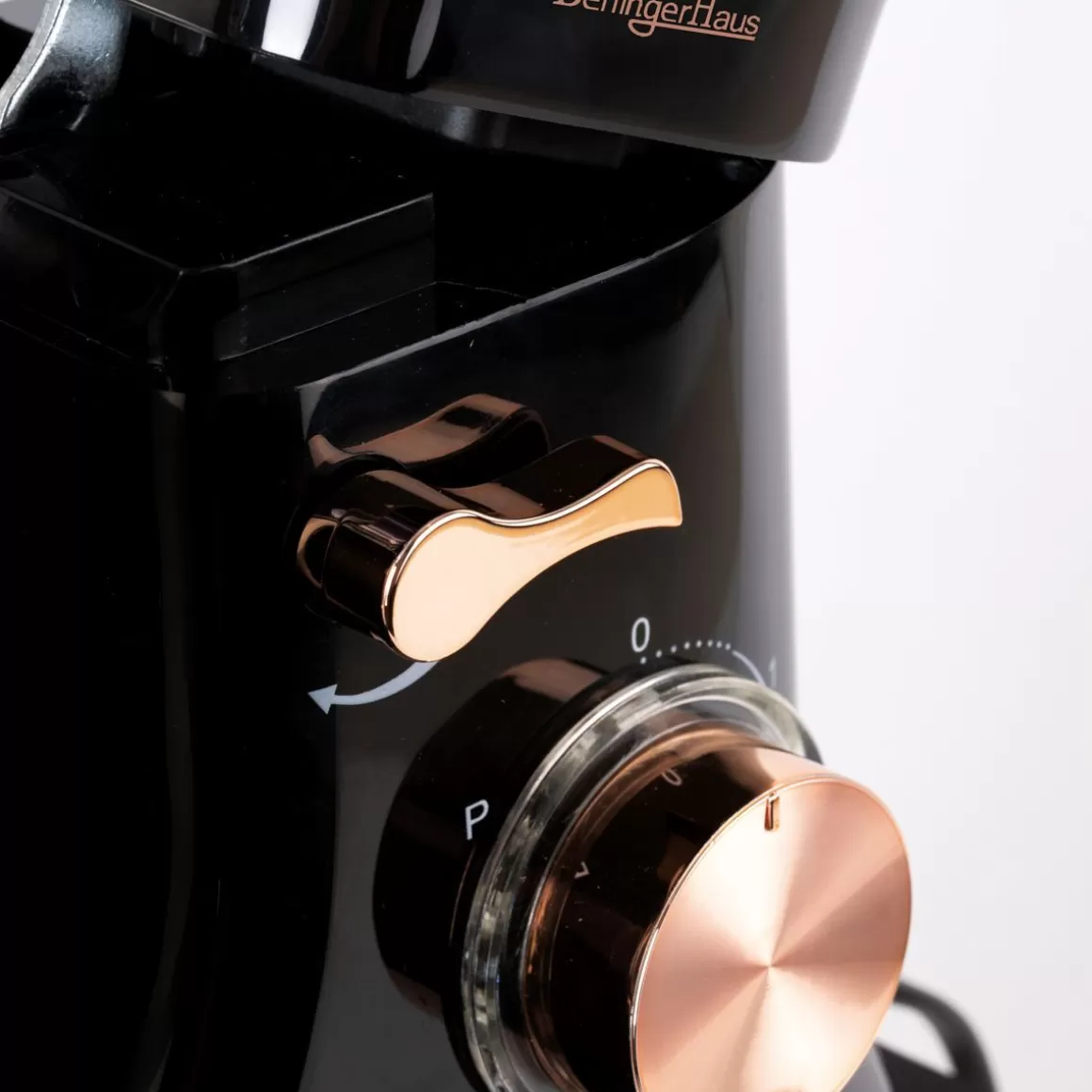 Frullatore Planetario BERLINGER HAUS 1000W - Design Elegante in Nero/Rosa Monaco per Preparazioni Professionali