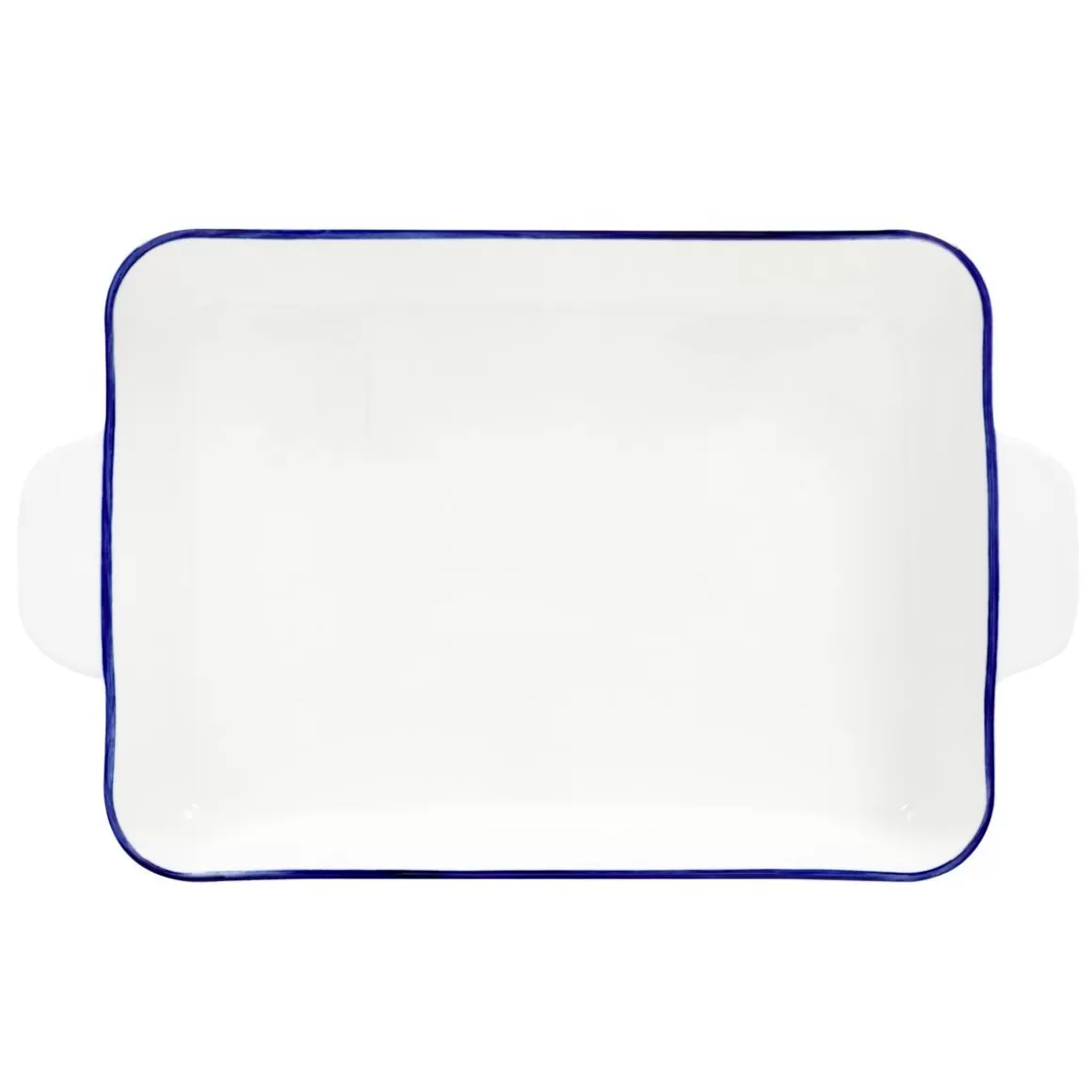 Teglia in Pietra Refrattaria Muros 32x20x5 cm - Forma Rettangolare per Forno, Cottura Uniforme di Pizze e Preparazioni Dolci - HOMLA