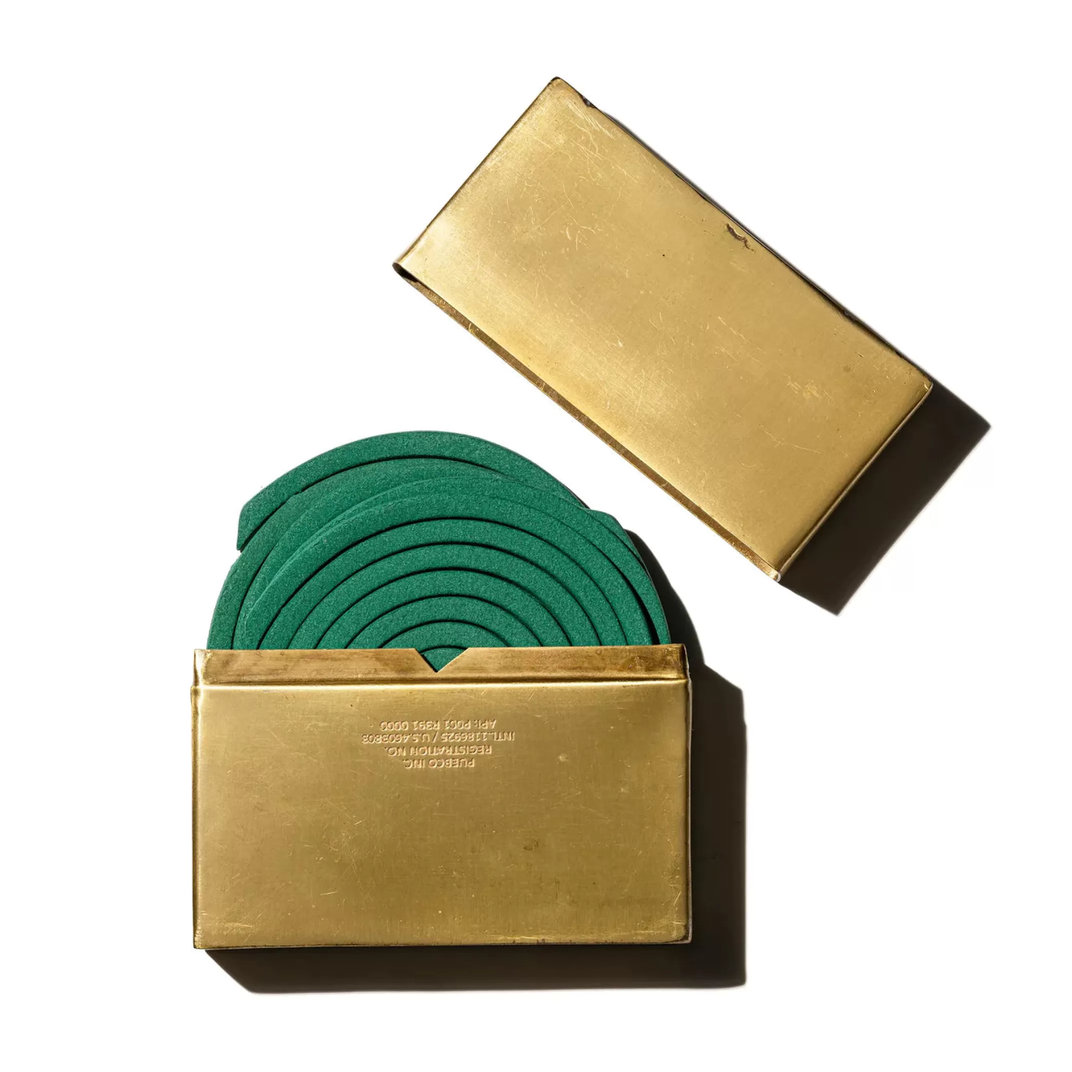CARAMEL Novità: Porta-incensi antizanzare giapponese in ottone - Design elegante per esterni