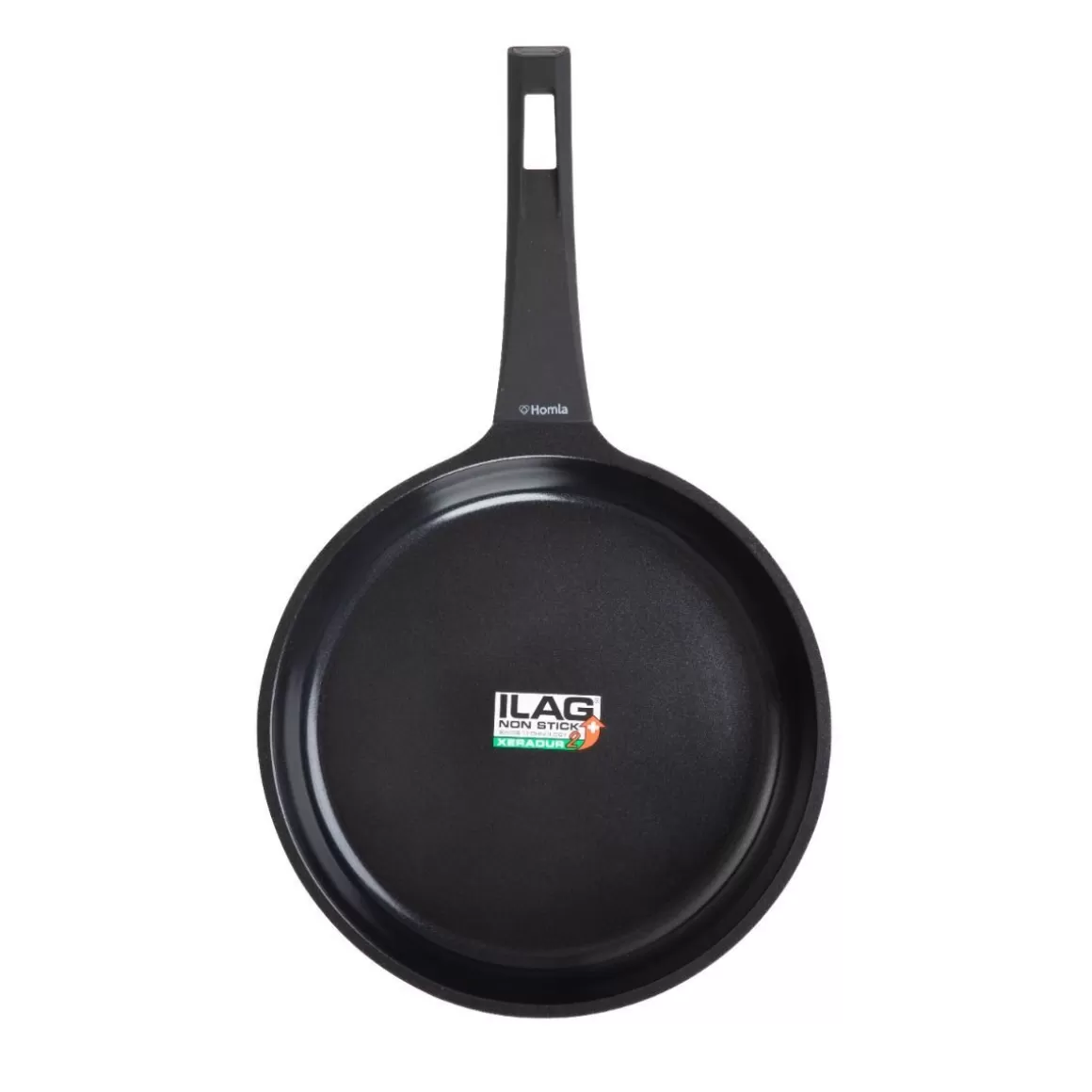 Padella in Ceramica Homla Tristan Z - Rivestimento Antiaderente Ilag, 28 cm, Nero Intenso