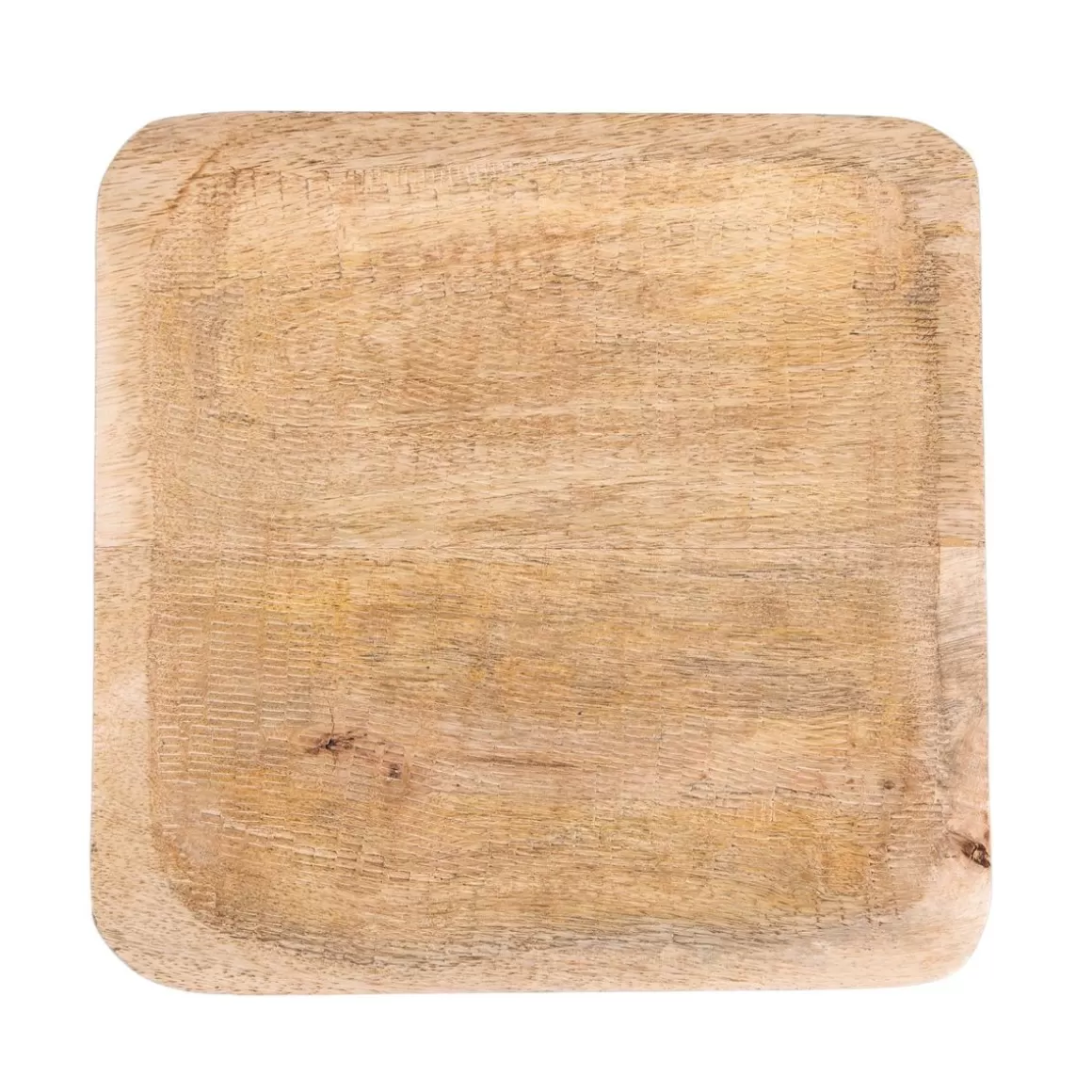 HOMLA Sottopentola Abbou in Legno Naturale - Base Quadrata 20x20 cm per Cucina Moderna, Realizzata a Mano con Design Elegante