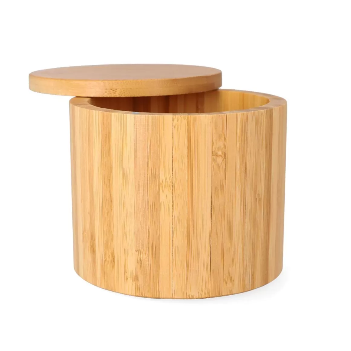 HOMLA Contenitore in Bambù con Chiusura Magnetica - Formato Compatto 12x10.5 cm per Conservazione Intelligente