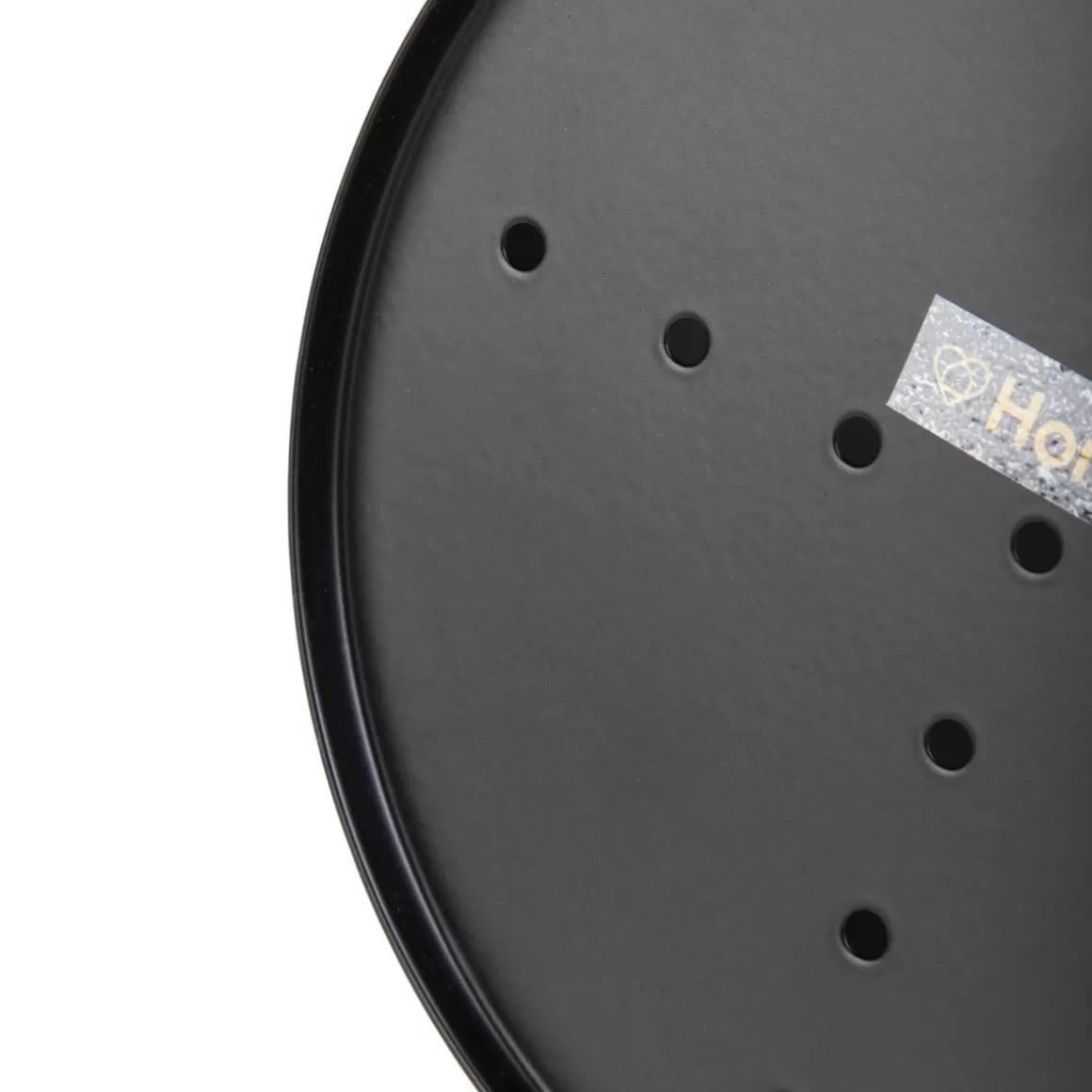 HOMLA Portaposate Elegante Escille - Contenitore Organizzatore per Cucina, Nero Opaco 14x14 cm