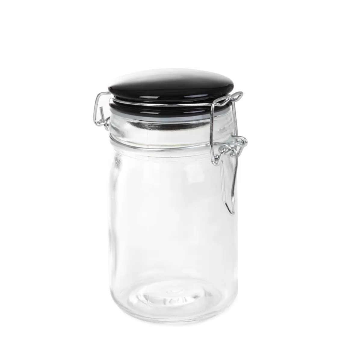 HOMLA Contenitore Ermetico per Alimenti in Plastica Nera con Coperchio - Capacità 220 ml, Design Compatto per Conservazione Fresca

（：，