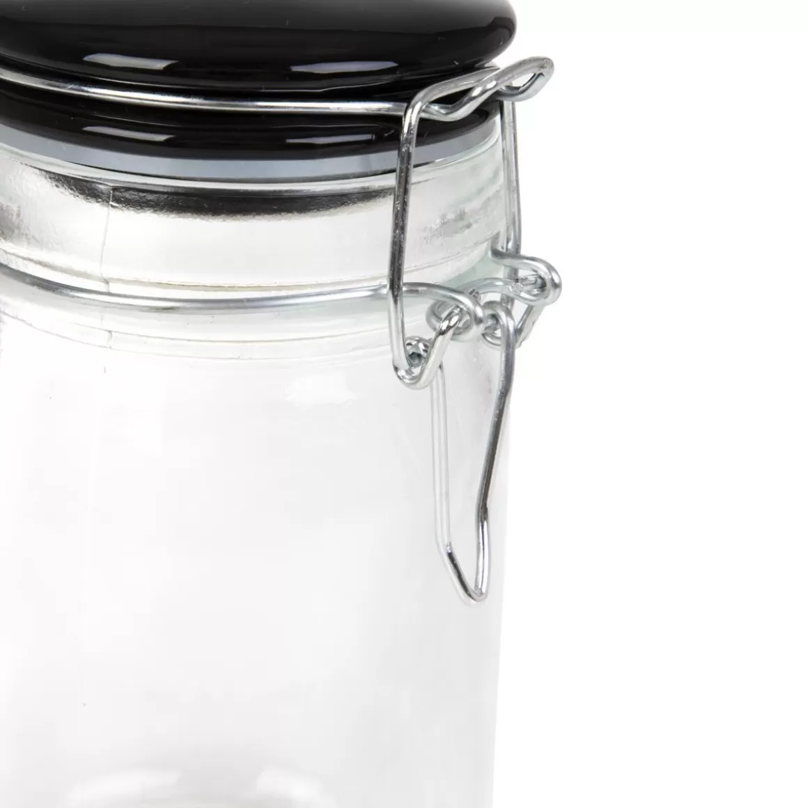 HOMLA Contenitore Ermetico per Alimenti in Plastica Nera con Coperchio - Capacità 220 ml, Design Compatto per Conservazione Fresca

（：，