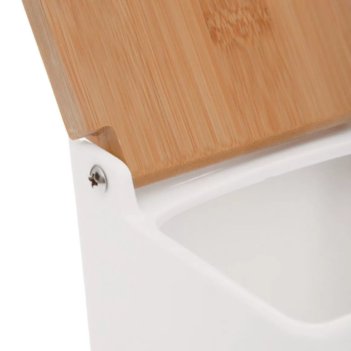 HOMLA Set Porcellana Elegante con Tazza da Caffè e Cucchiaiino - Scatola Portaoggetti 10 cm Lato