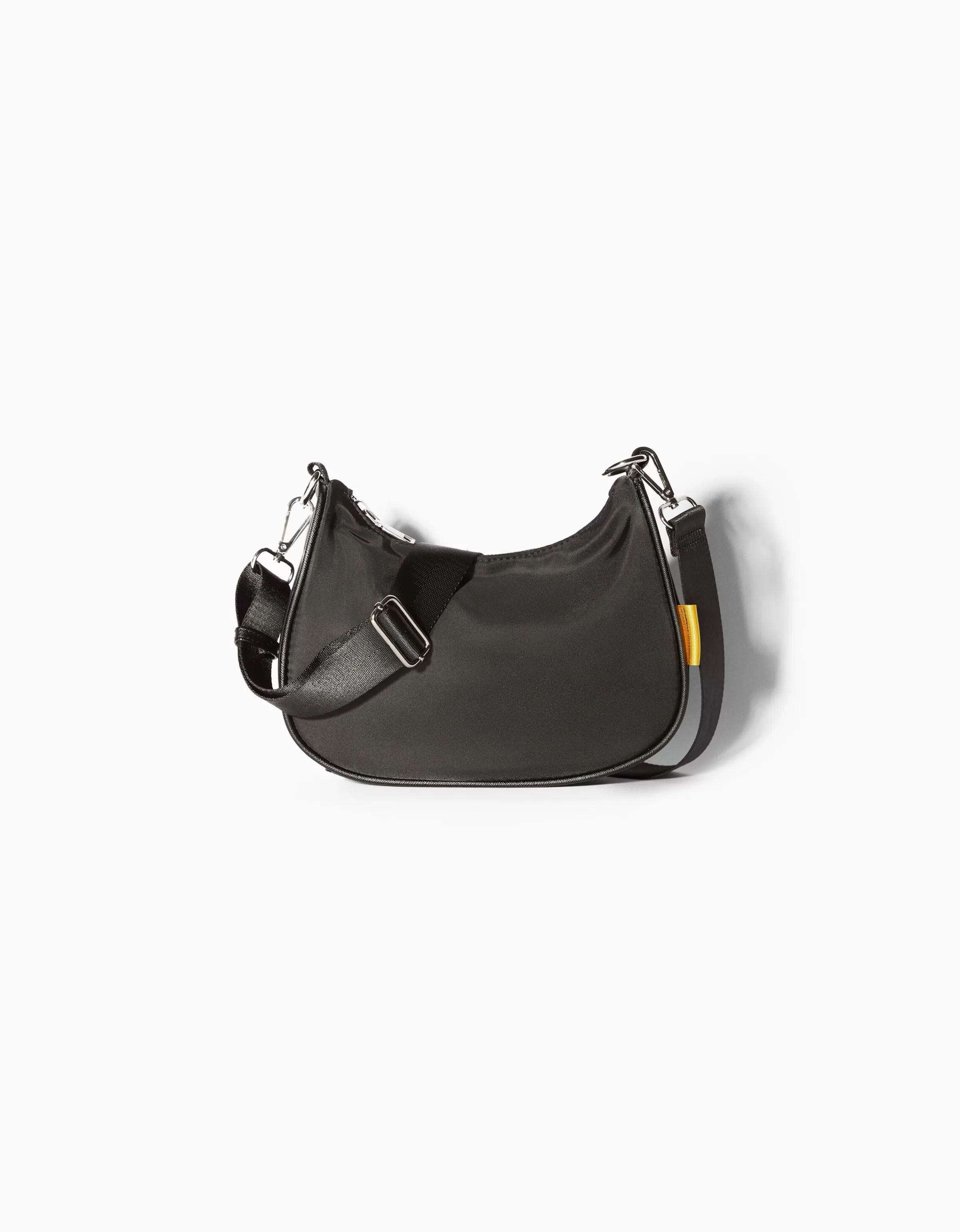 Borsa a tracolla Bershka in pelle nera - Design moderno e pratico per lo stile quotidiano