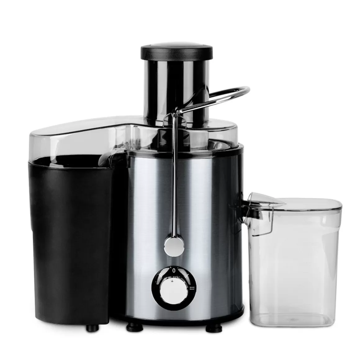Frullatore Elettrico BERLINGER HAUS Nero Argento - 500W Potenza, 600ml Design Compatto, Perfetto per Frullati Professionali