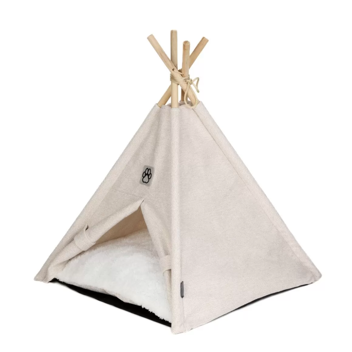 HOMLA Casetta Tepee Accogliente per Cani e Gatti, Dimensioni 44x44x54 cm - Rifugio Morbido per Cuccioli