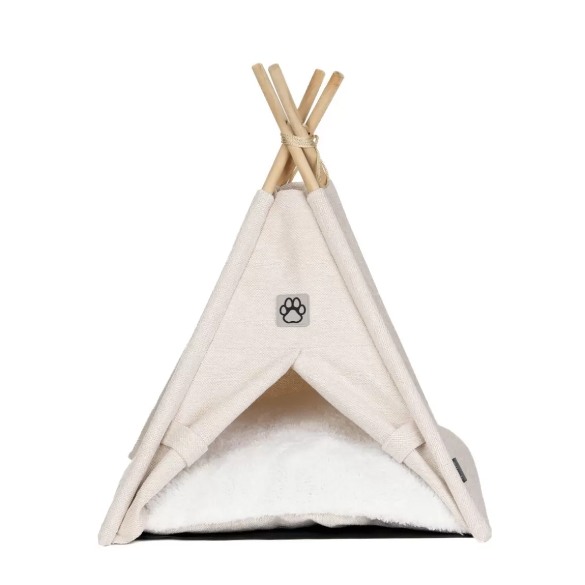 HOMLA Casetta Tepee Accogliente per Cani e Gatti, Dimensioni 44x44x54 cm - Rifugio Morbido per Cuccioli