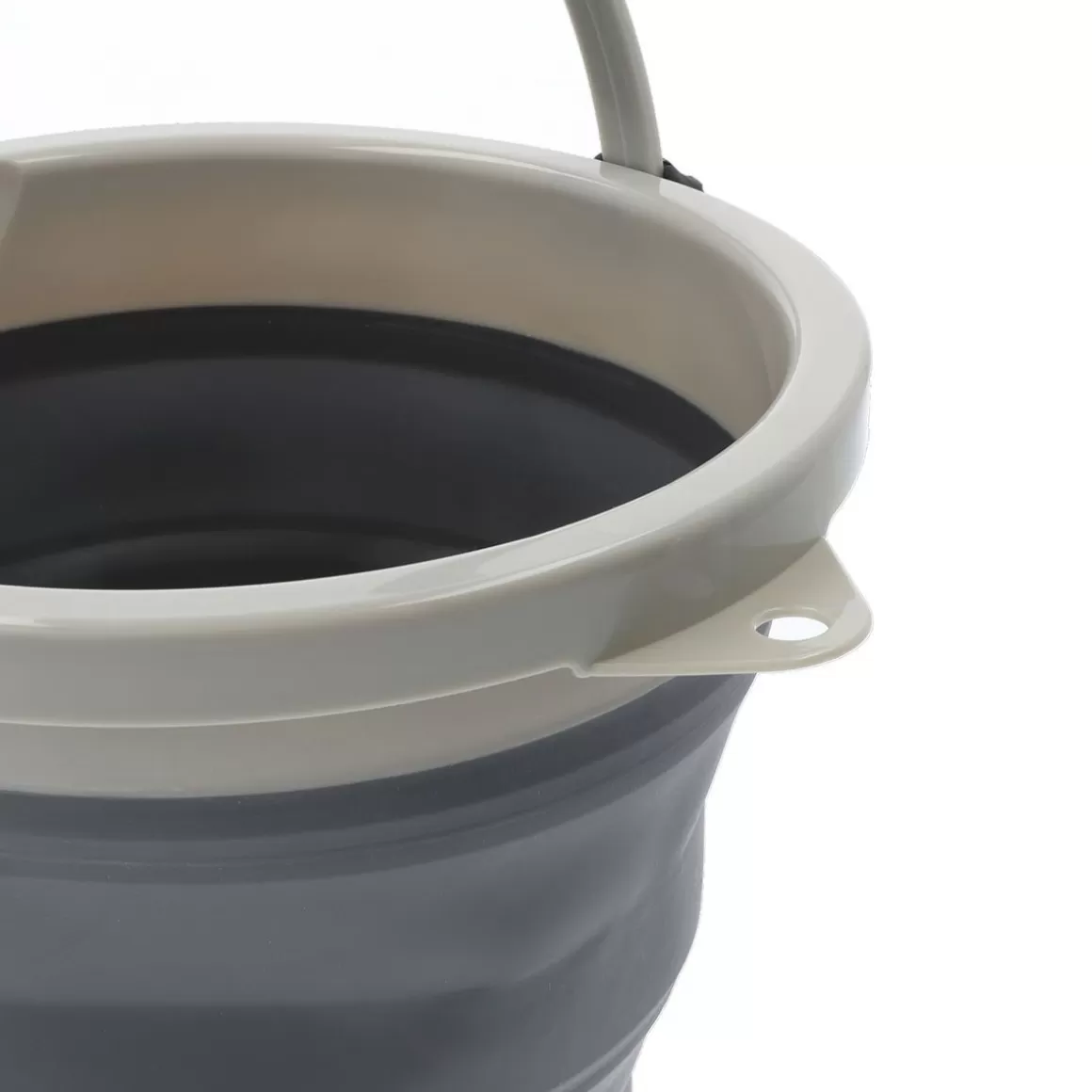 HOMLA Secchiello Compatto Piegevole con Sistema Lavaggio Rapido, 5 Litri - Design Pratico per Spazi Ridotti