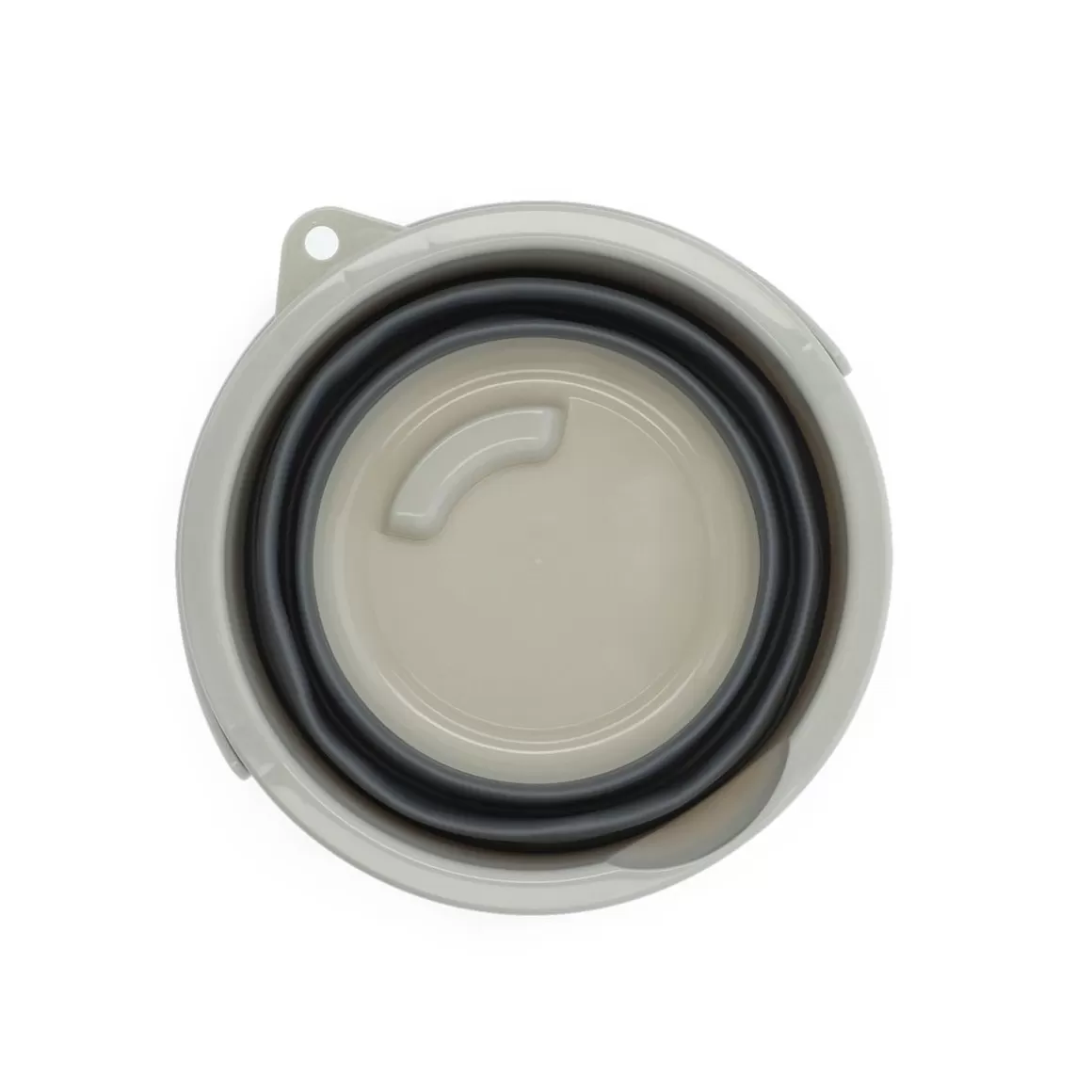 HOMLA Secchiello Compatto Piegevole con Sistema Lavaggio Rapido, 5 Litri - Design Pratico per Spazi Ridotti