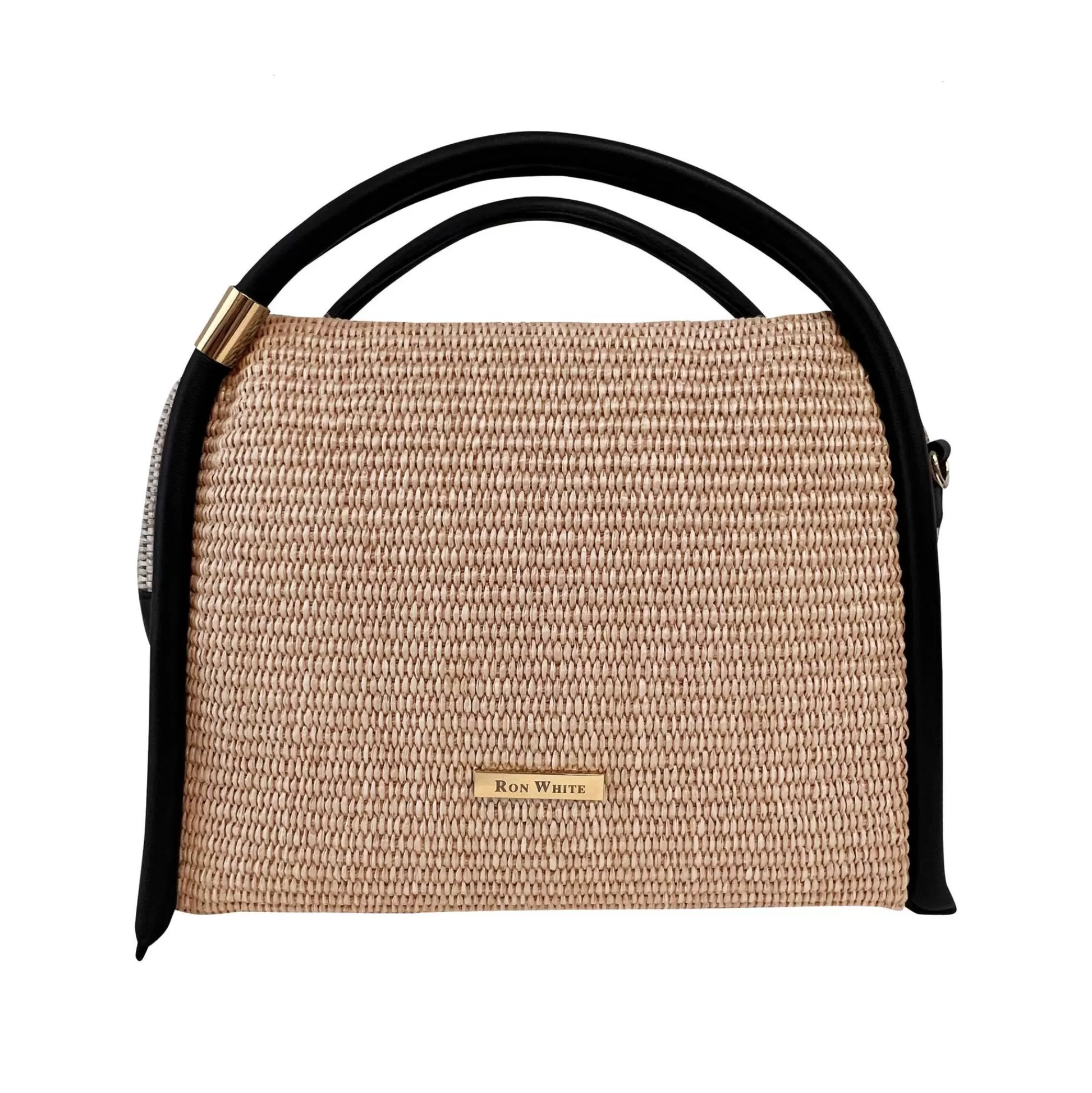 Elegante Borsa Intrecciata Raffia Alberni di Ron White - Accessorio Essenziale per lo Stile Da Donna