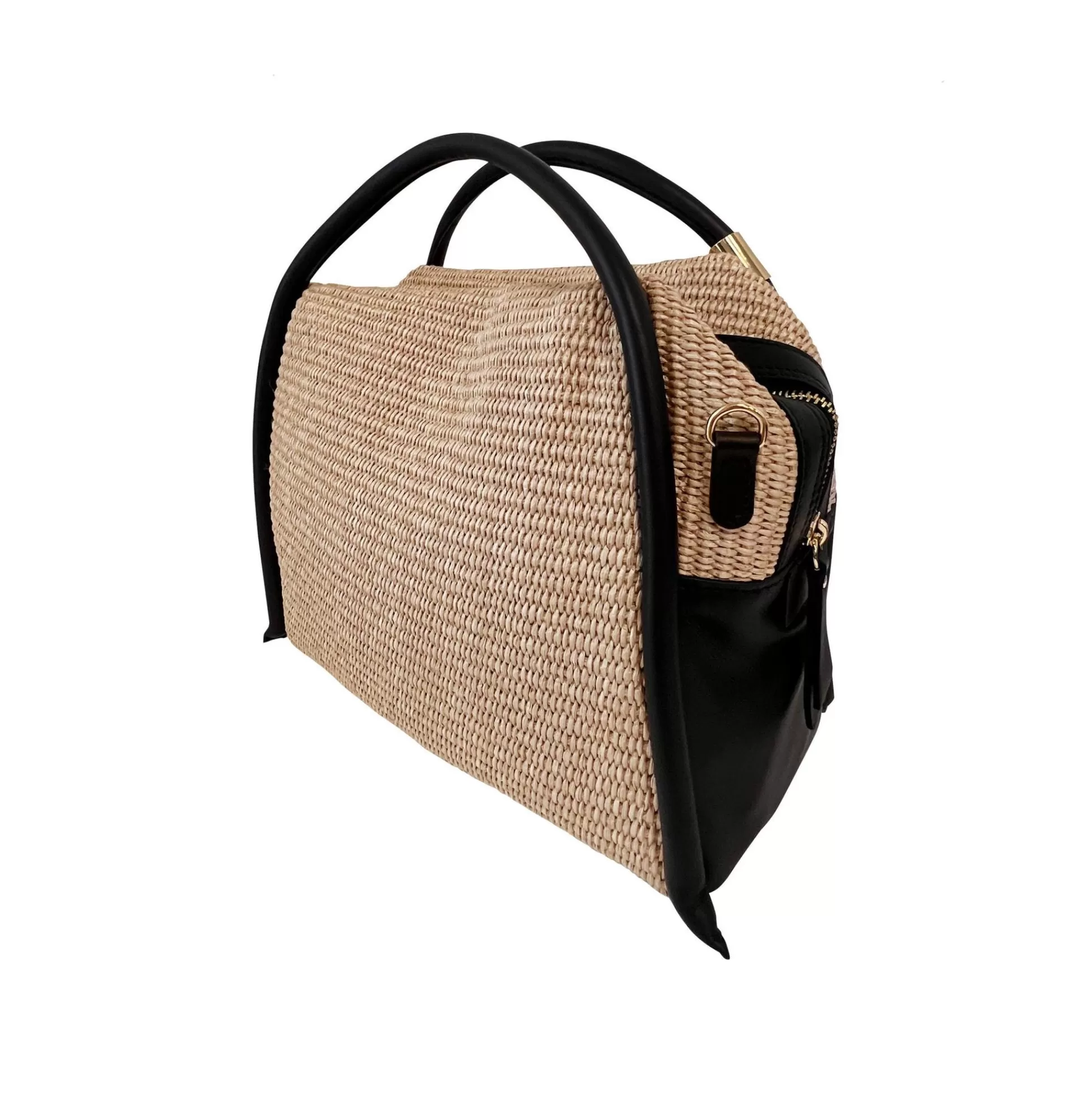 Elegante Borsa Intrecciata Raffia Alberni di Ron White - Accessorio Essenziale per lo Stile Da Donna