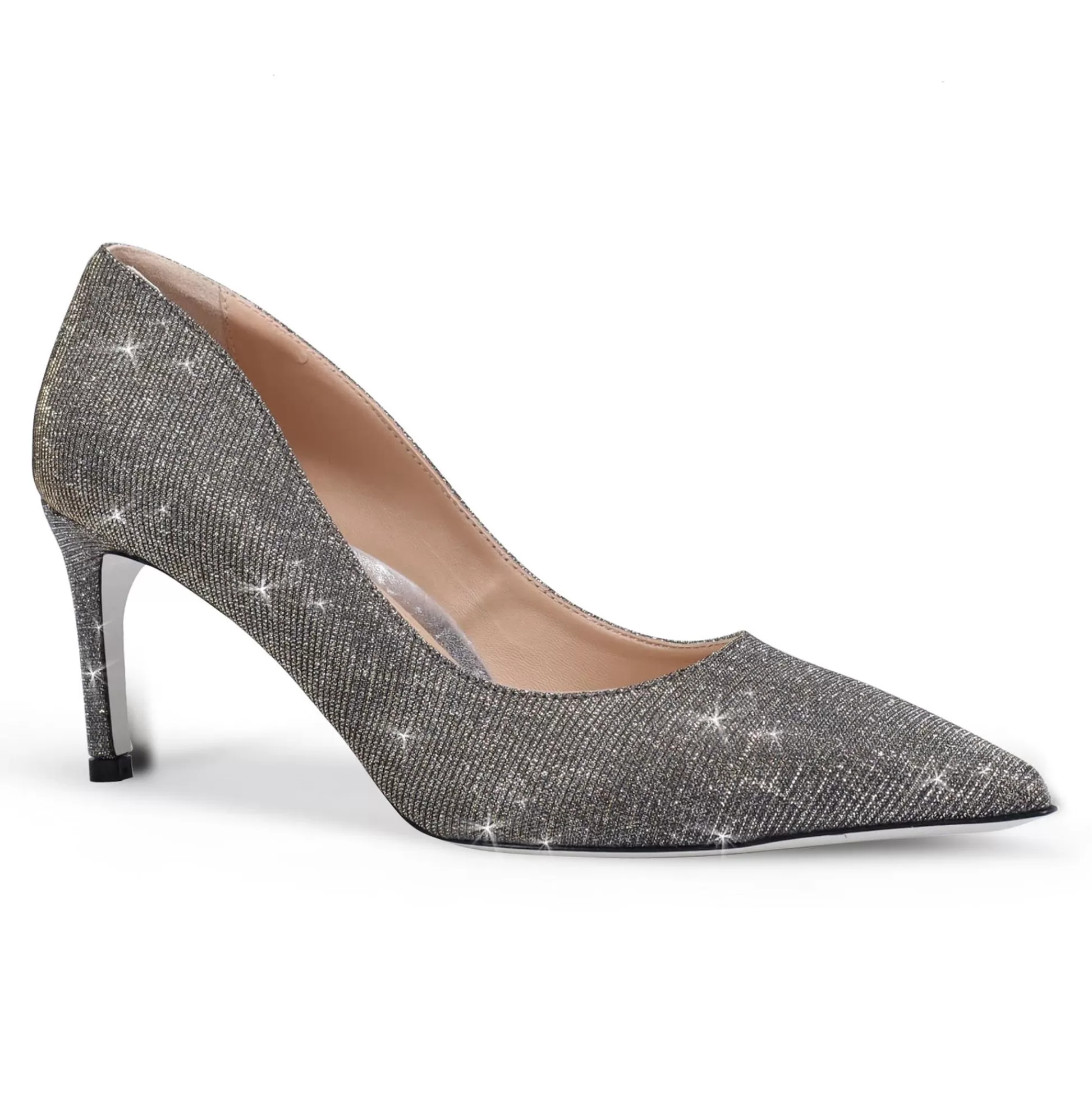 Ron White Cindy Galaxy - Tacco Alto Donna in Pelle Elegante con Motivo Galassia