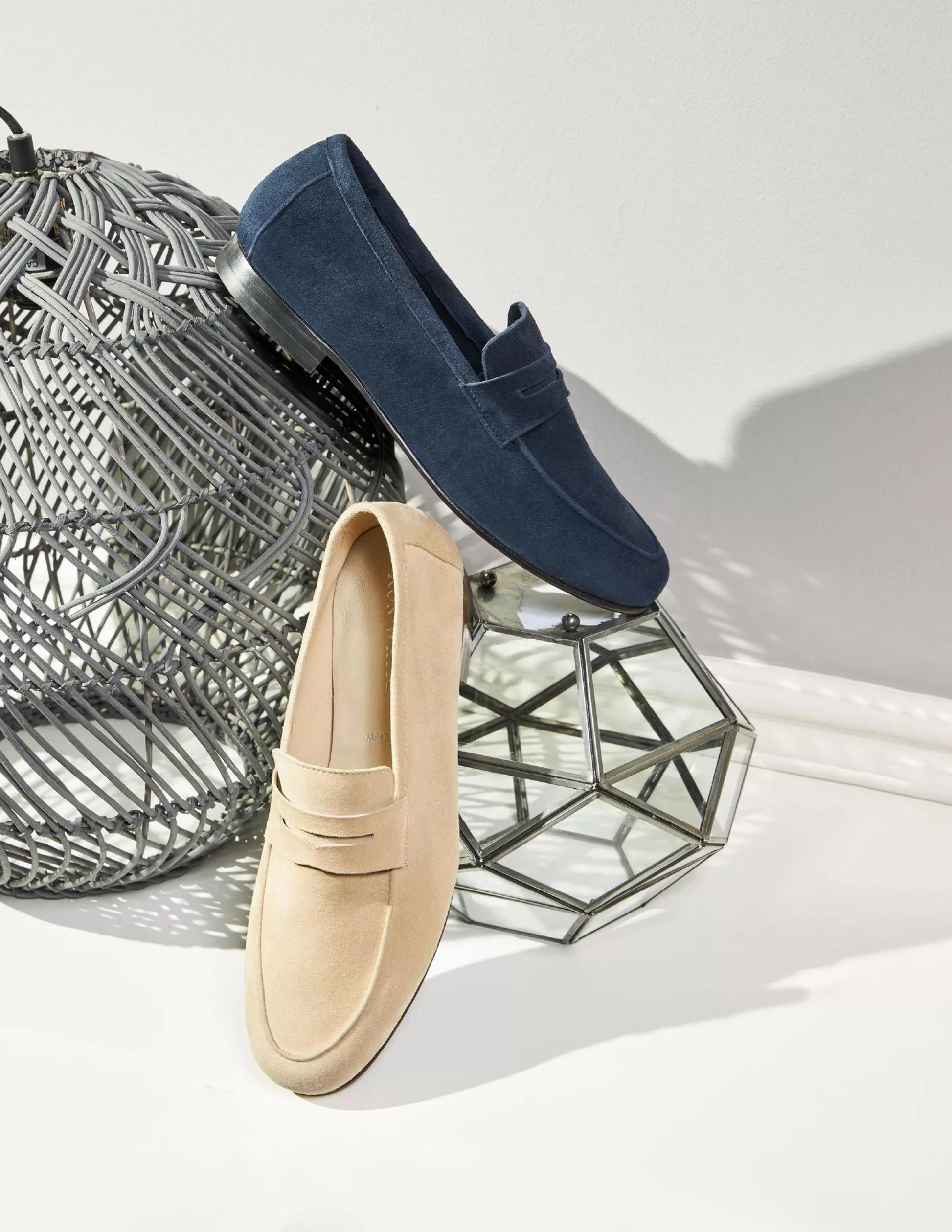 Eleganti Mocassini in Pelle Scamosciata Kenneth by Ron White - Scarpe Donna Stile Casual con Fodera Morbida e Suola Antiscivolo