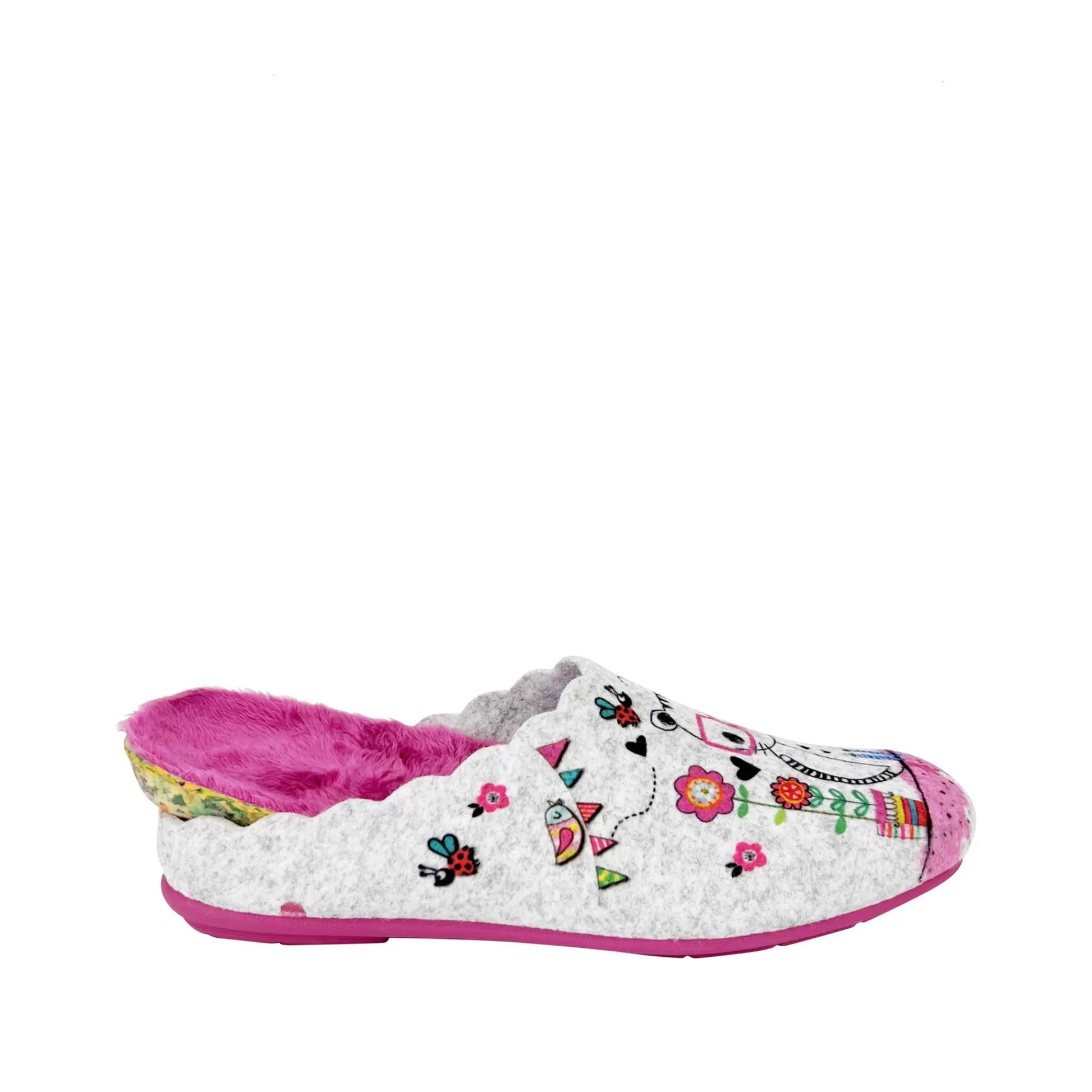 Pantofole Morbide con Design Gatto Lupin - Calzature Confortevoli per Donna con Stile Carino