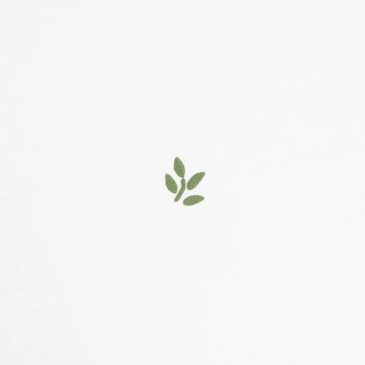 Set lenzuola HOMLA in morbido cotone - Motivo foglie delicate con finitura verde smeraldo, Misura piazza e mezza 140x200 cm + federa cuscino 50x60 cm